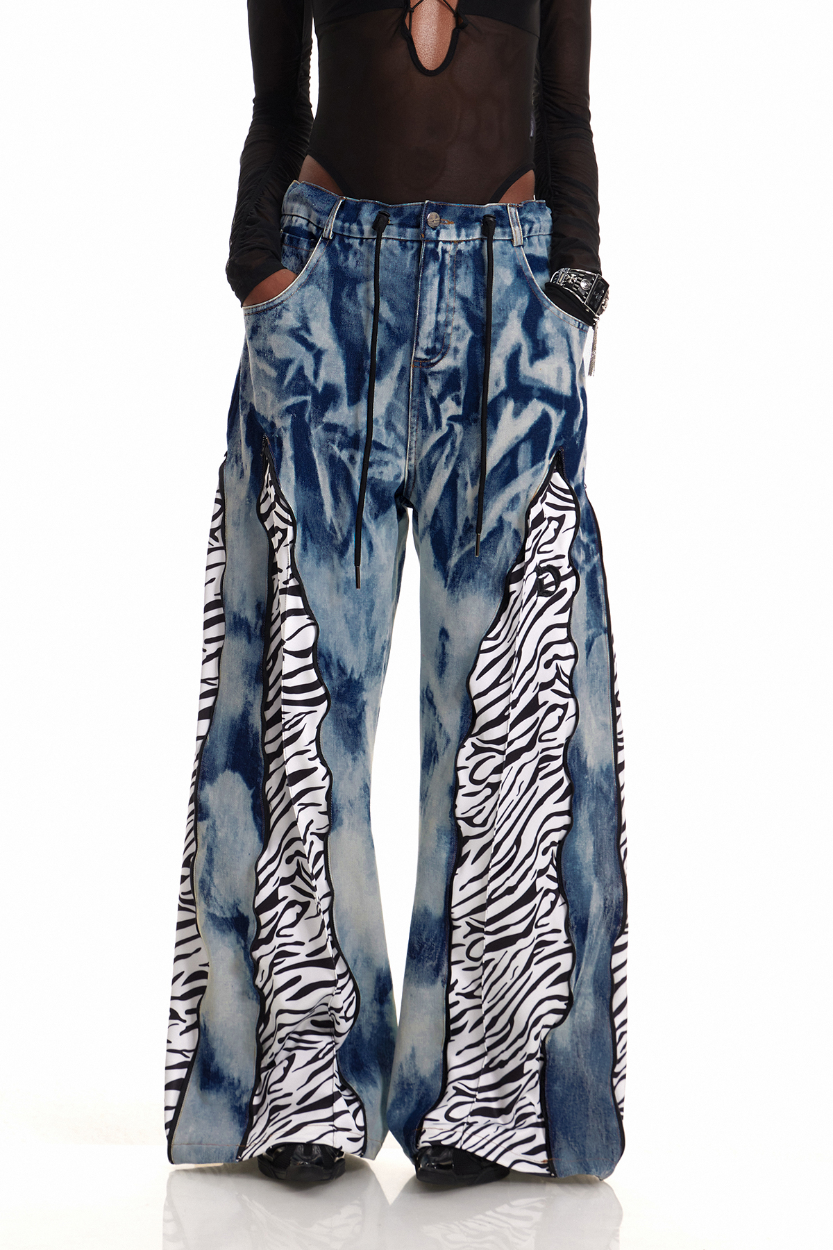 Caprina Deconstruct Tie Dye Barrel Jeans