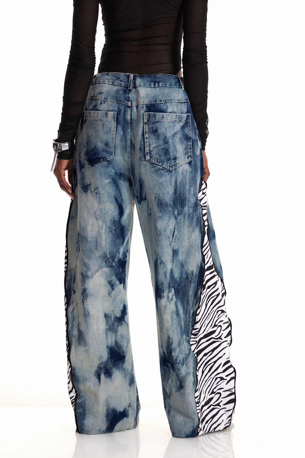 Caprina Deconstruct Tie Dye Barrel Jeans