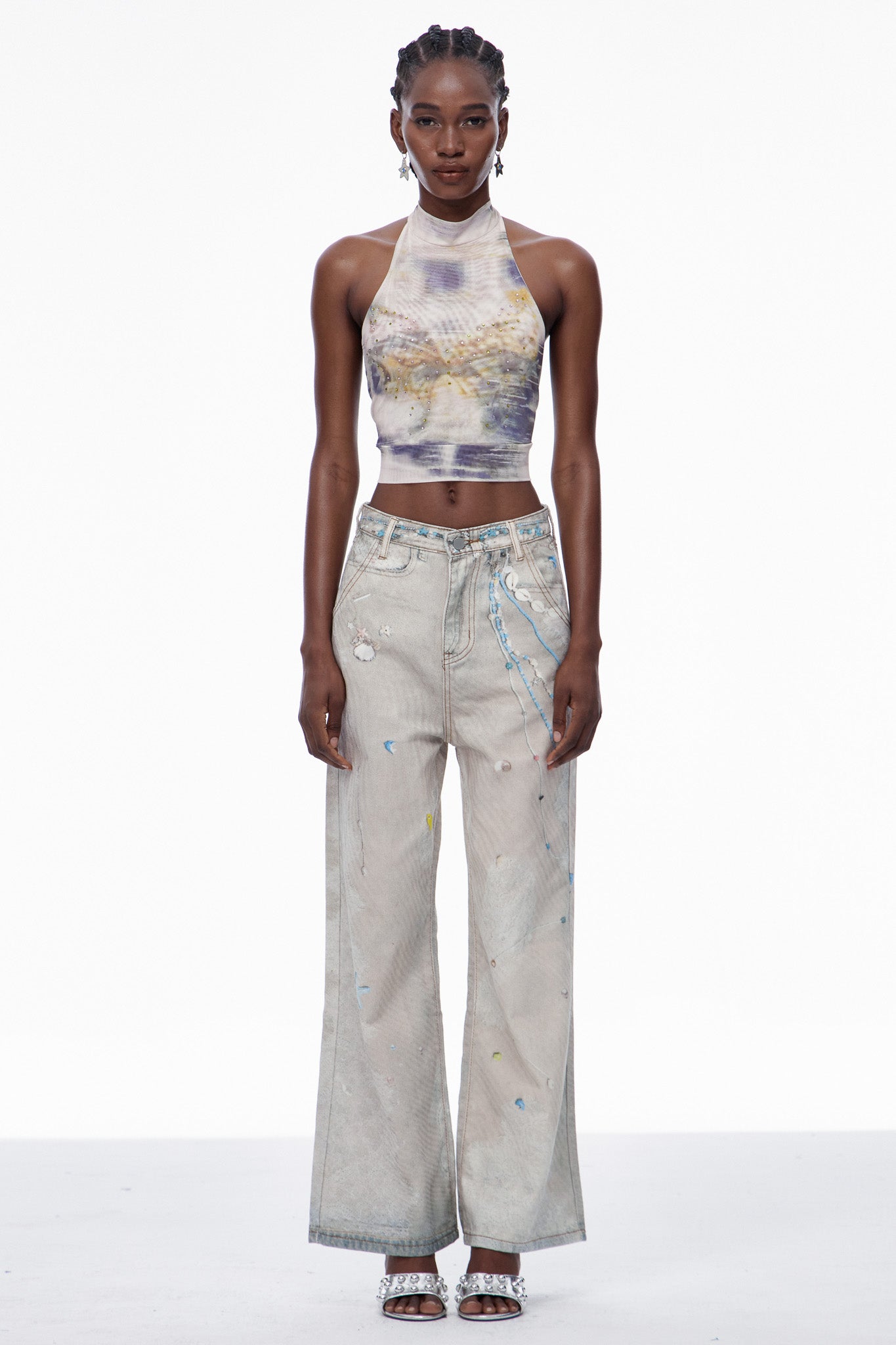 Cardea Butterfly Halter Neck Top