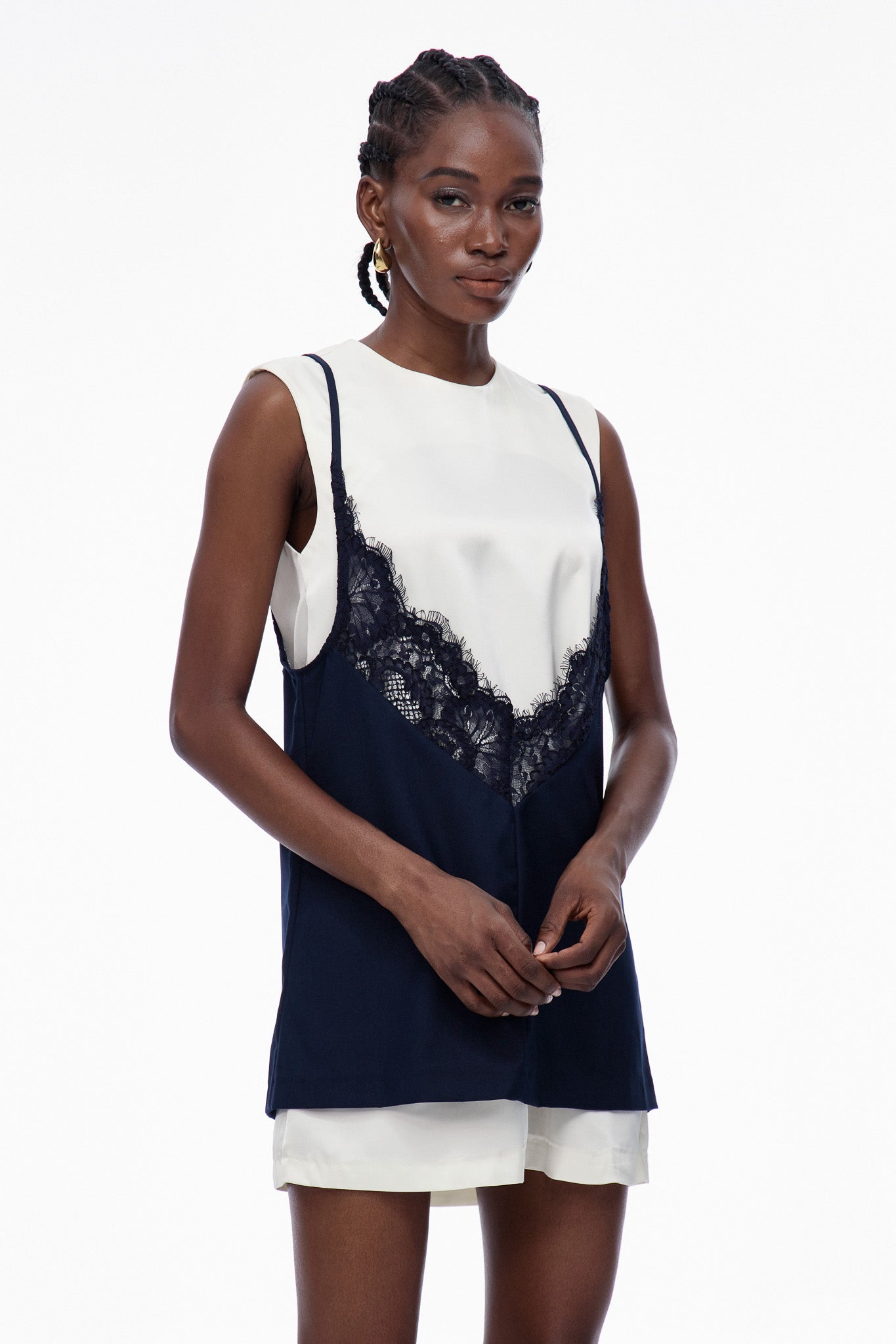 Carloman Lace Sleeveless Top