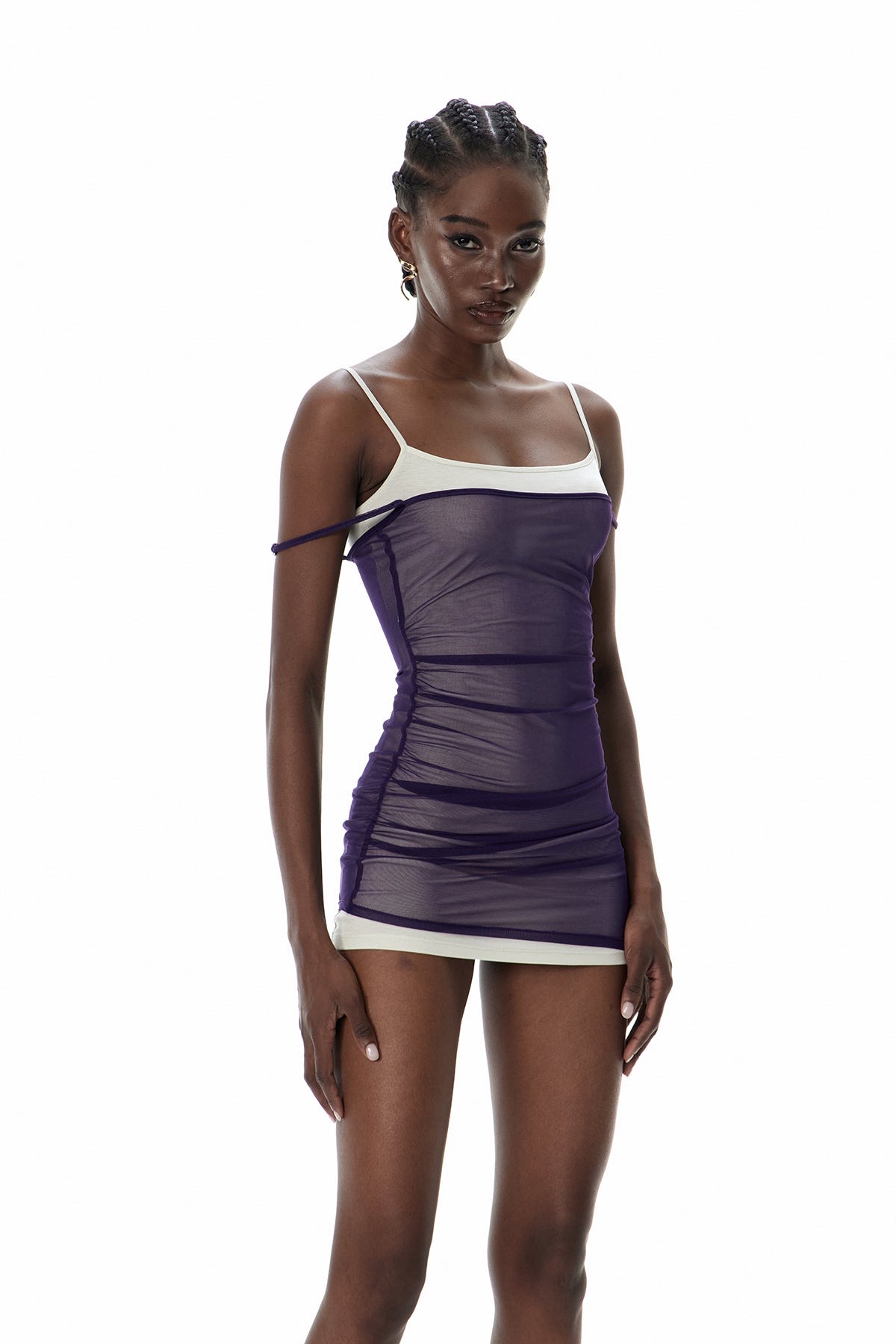 Carole Spaghetti Bodycon Mini Dress