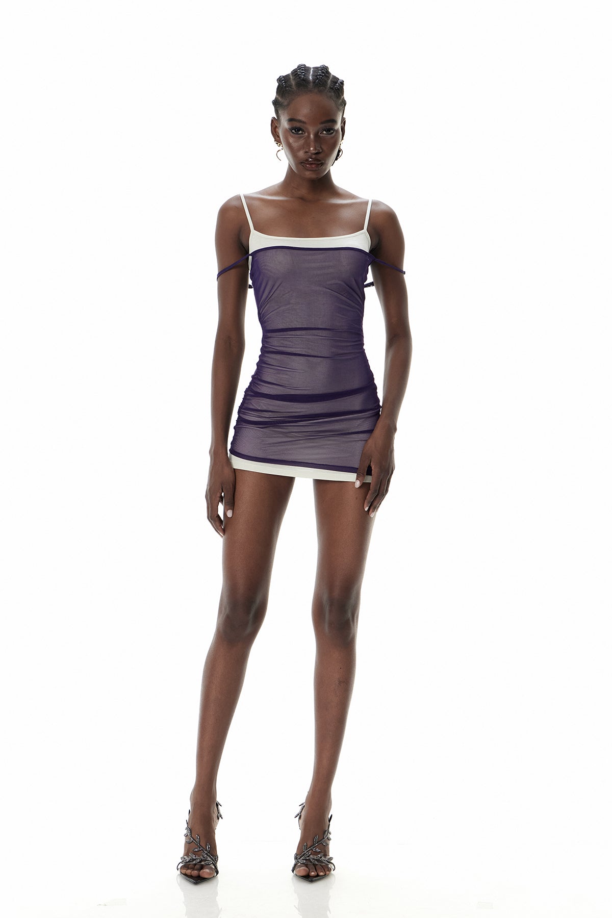 Carole Spaghetti Bodycon Mini Dress