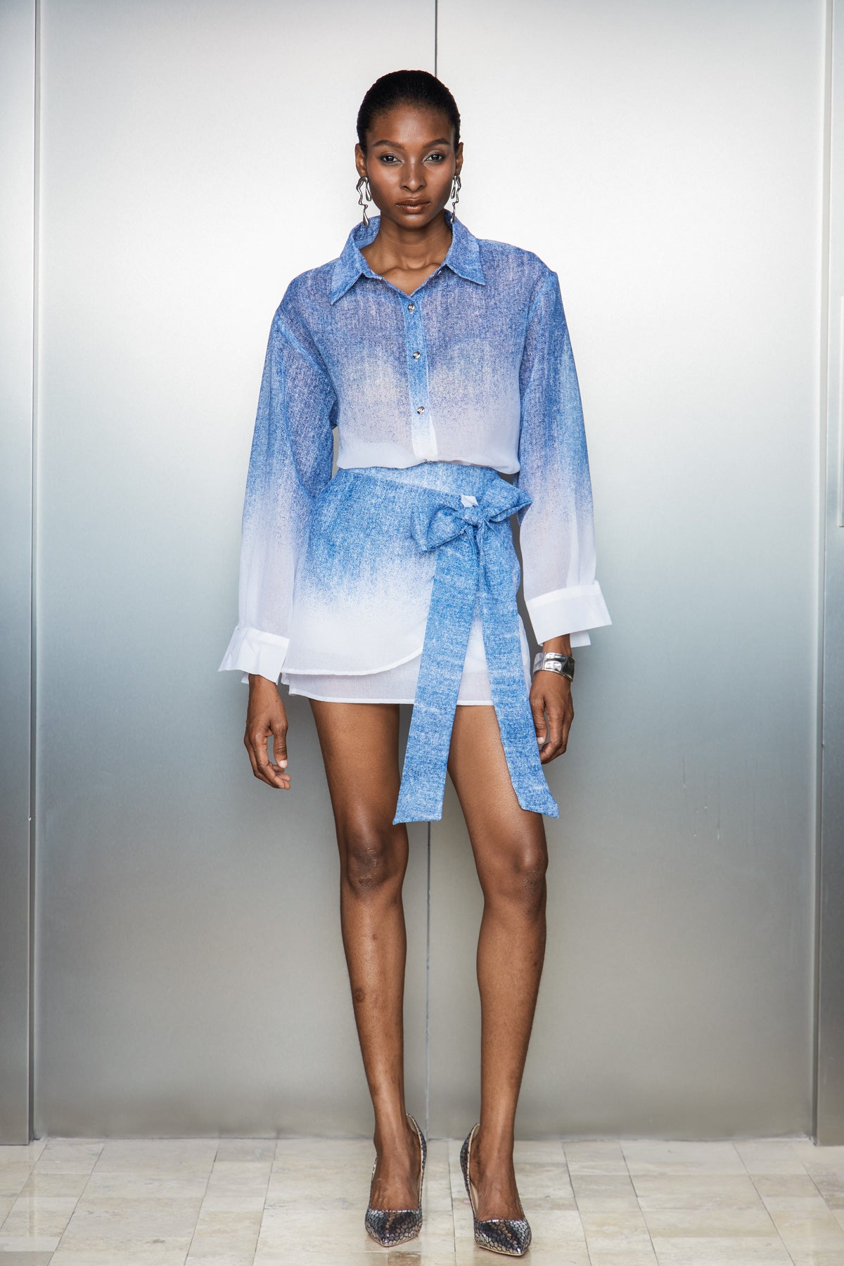 Casandra Hayley Bow Skirt Set