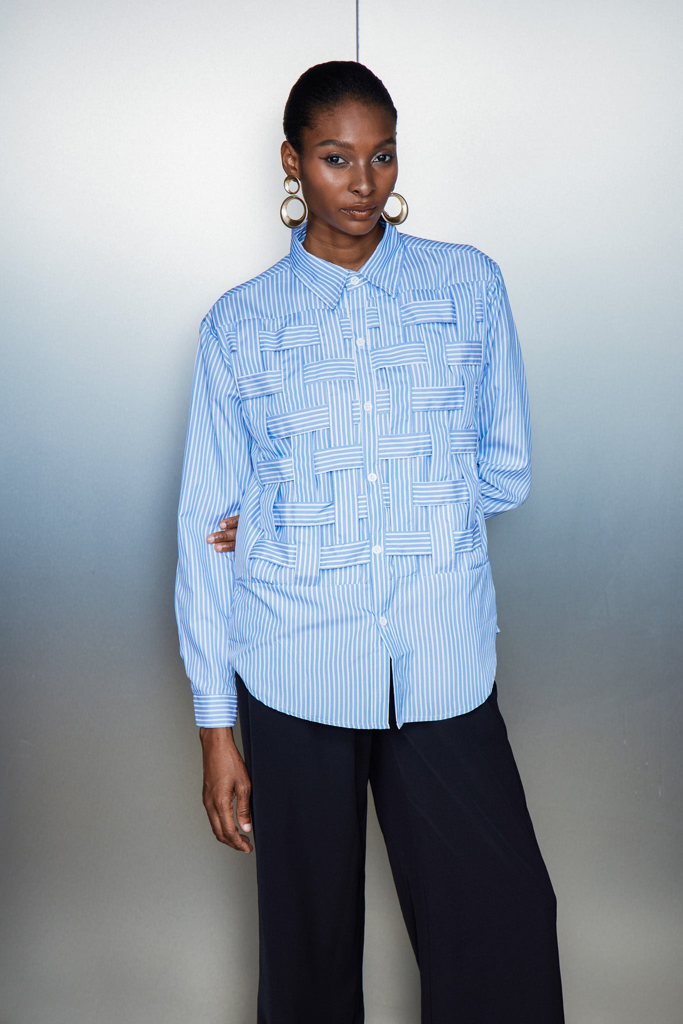 Castor Stripe Cross Shirt