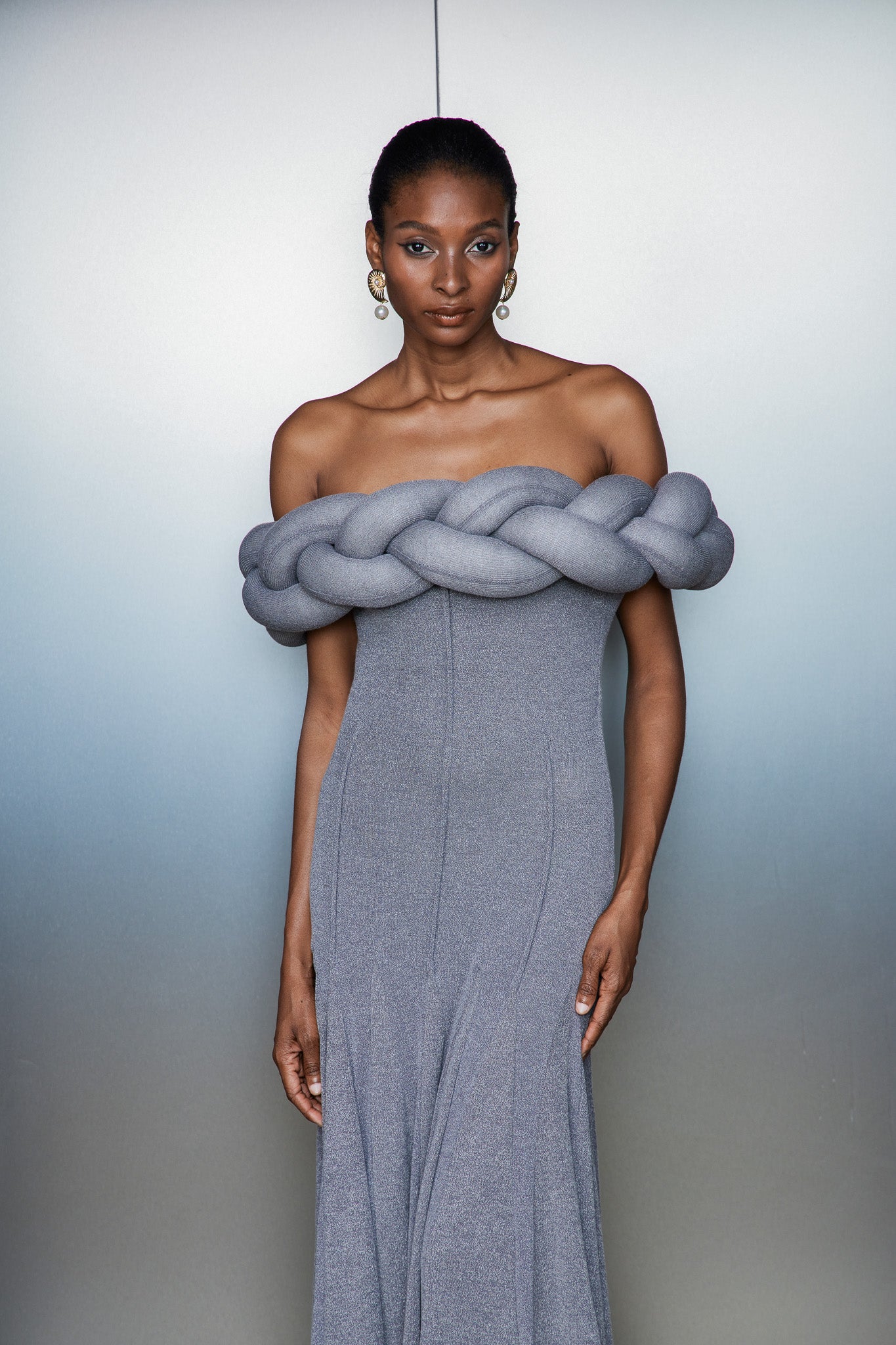 Cathie Off Shoulder Ruffle Maxi Dress