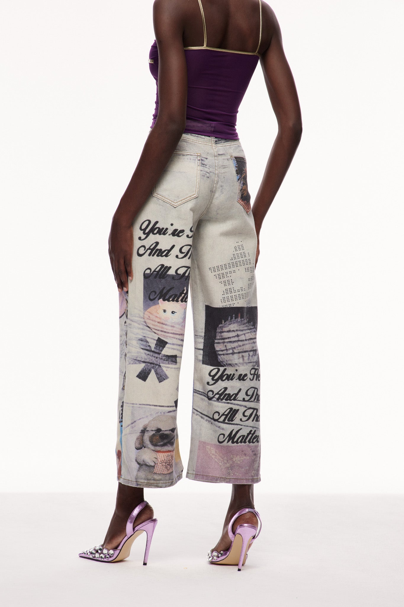 Cayley Print Jeans