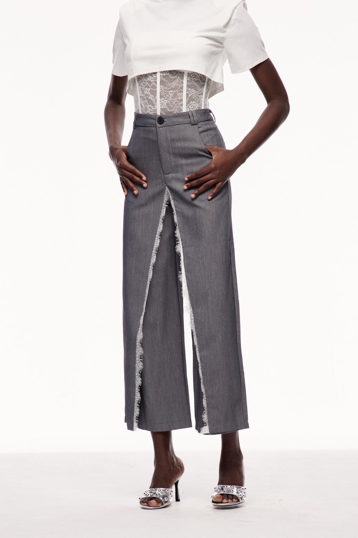 Cepheus Lace Deconstruct Pants