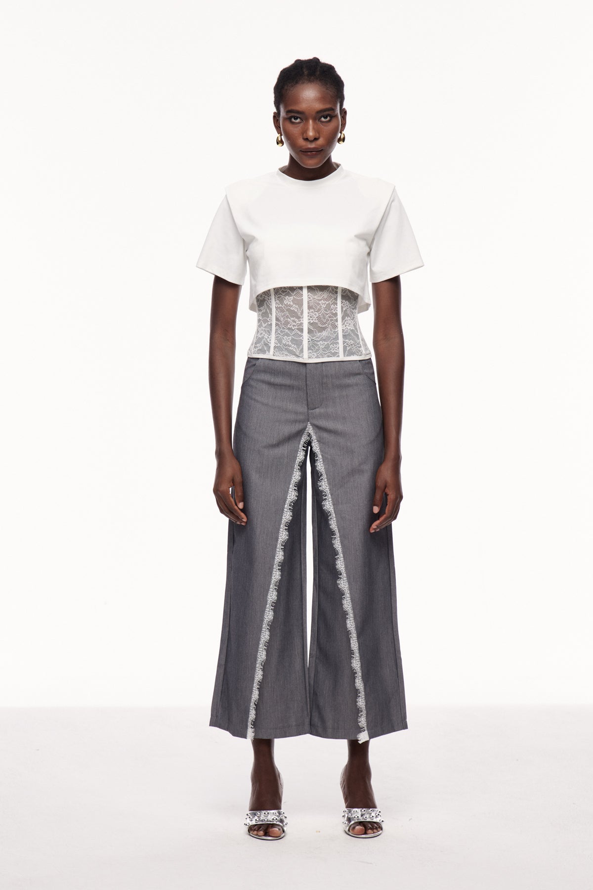 Cerberus Corset Lace T Shirt