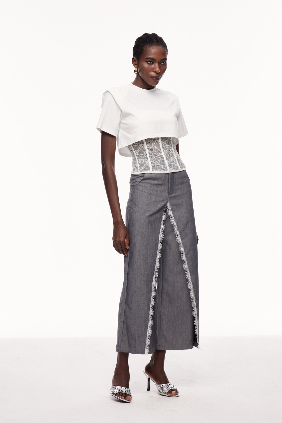 Cerberus Corset Lace T Shirt