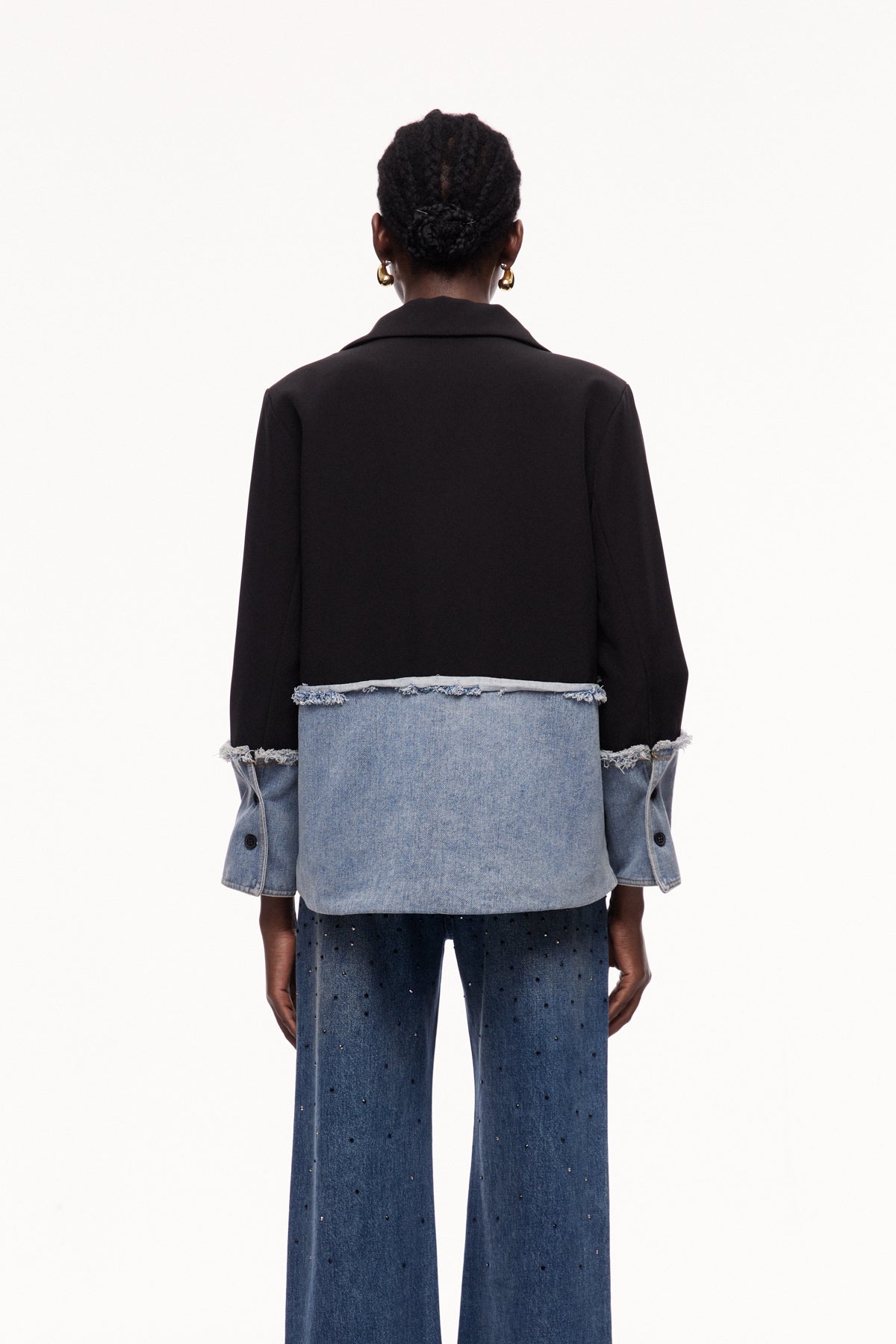 Ceren Deconstruct Lapel Blazer