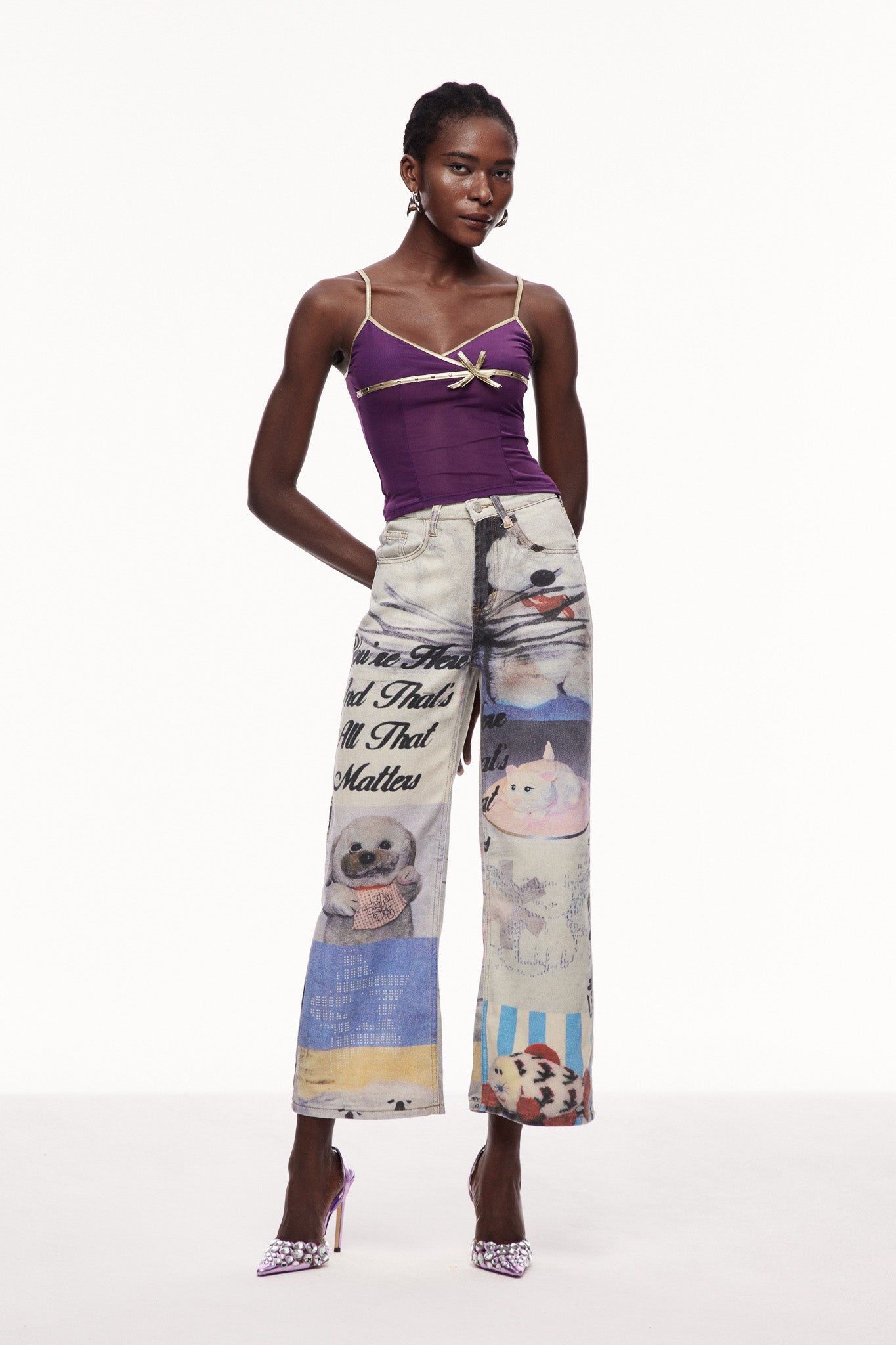 Cernunnos Mesh Spaghetti Top