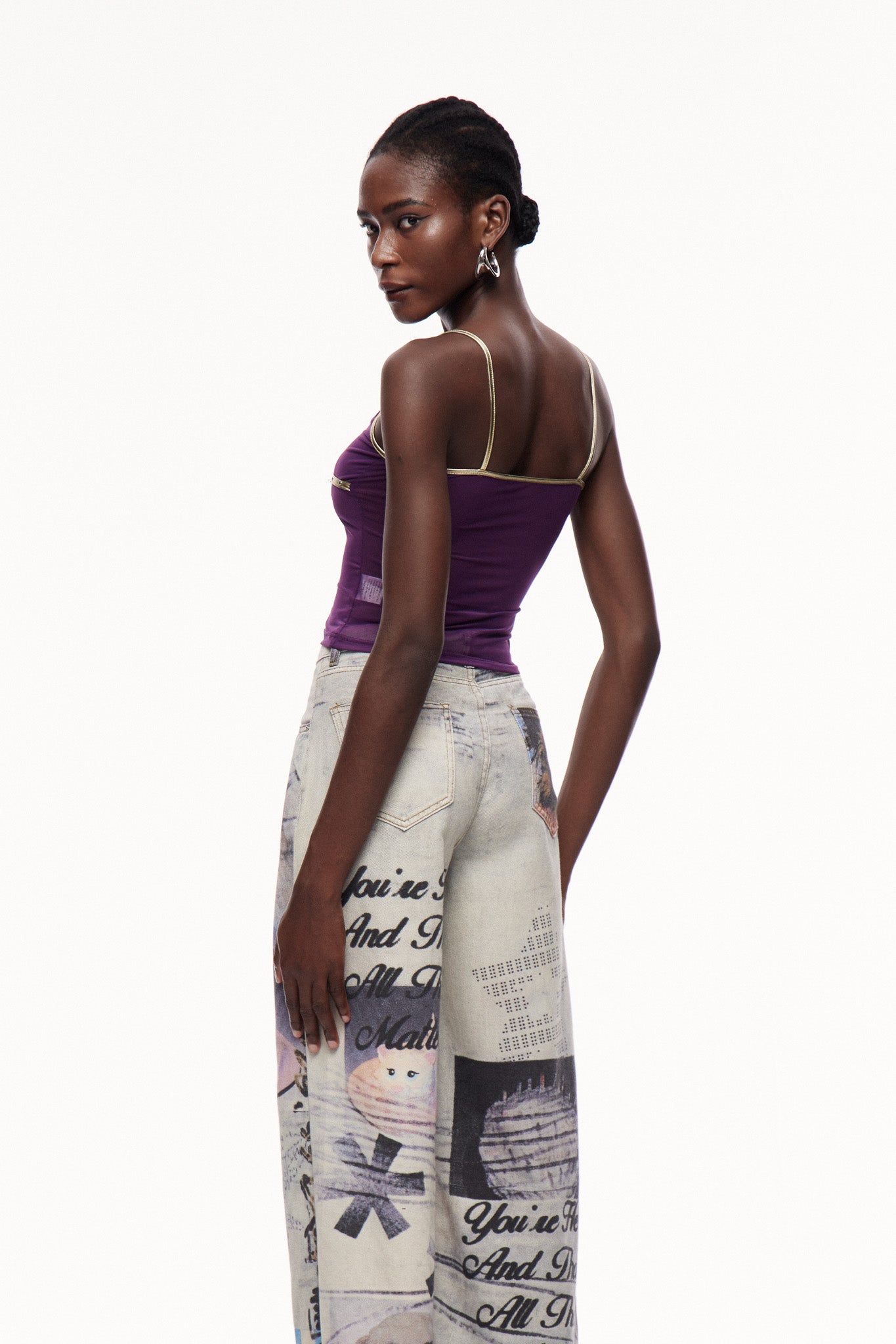 Cernunnos Mesh Spaghetti Top