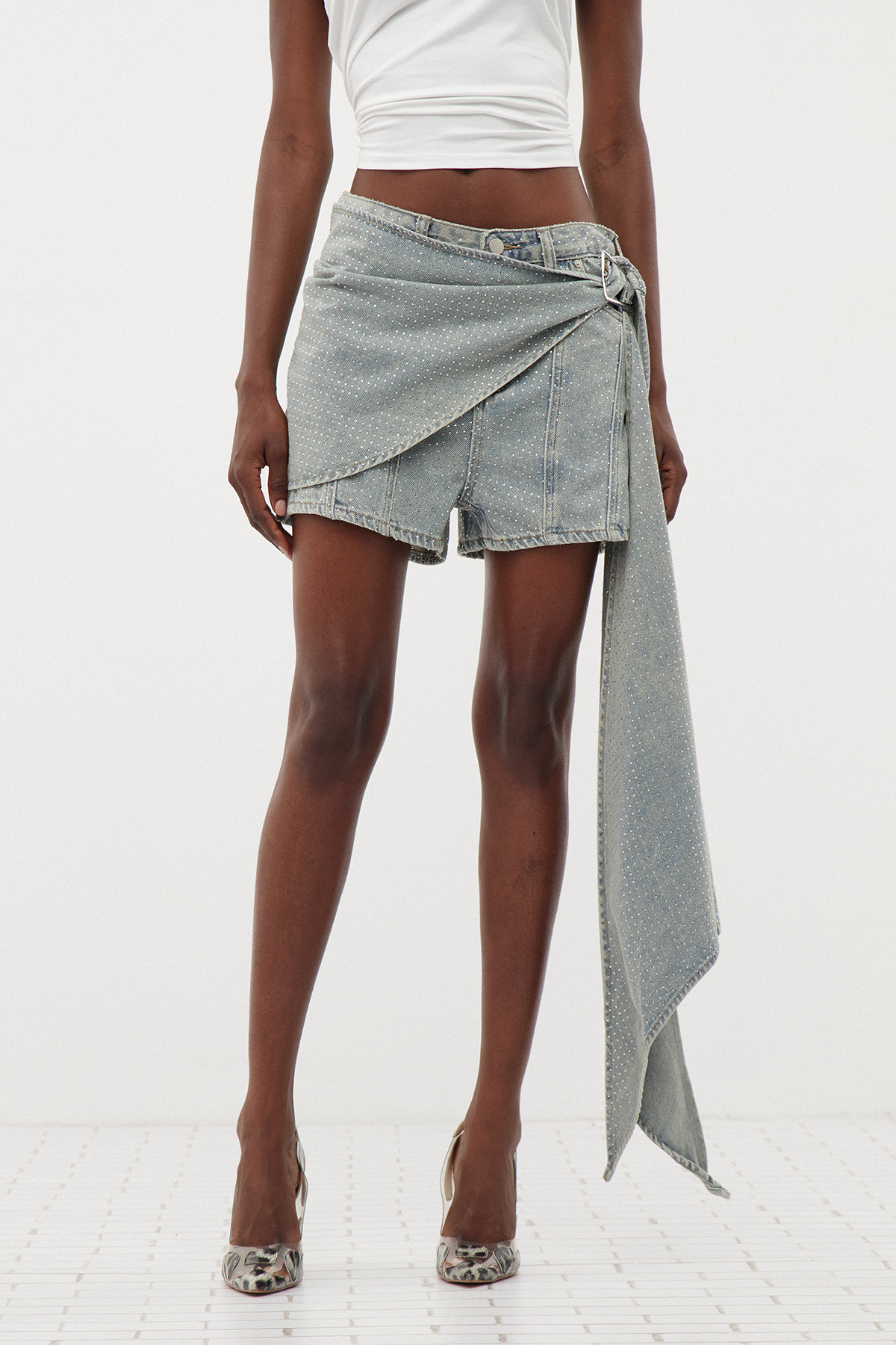 Chaac Fringe Ruch Shorts