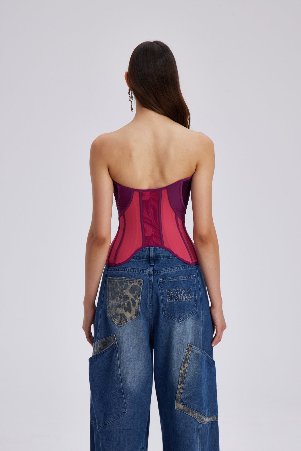 Charleen Ruch Corset Strapless Top