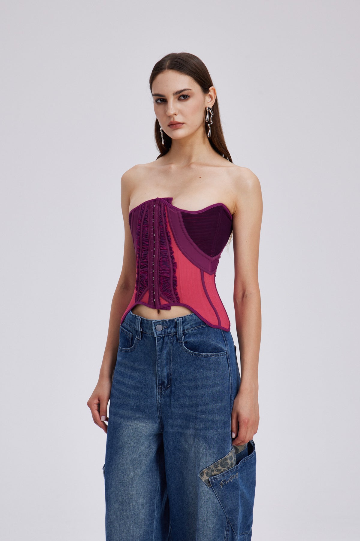 Charleen Ruch Corset Strapless Top