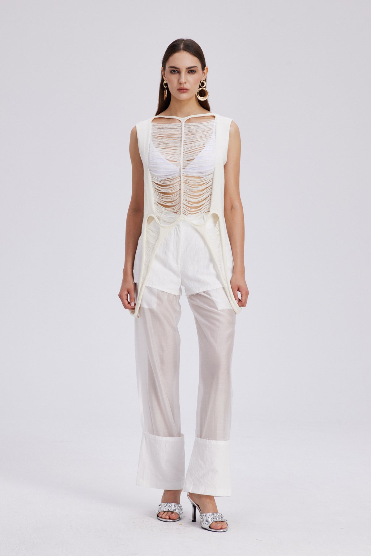 Chelle Cutout Sleeveless Top