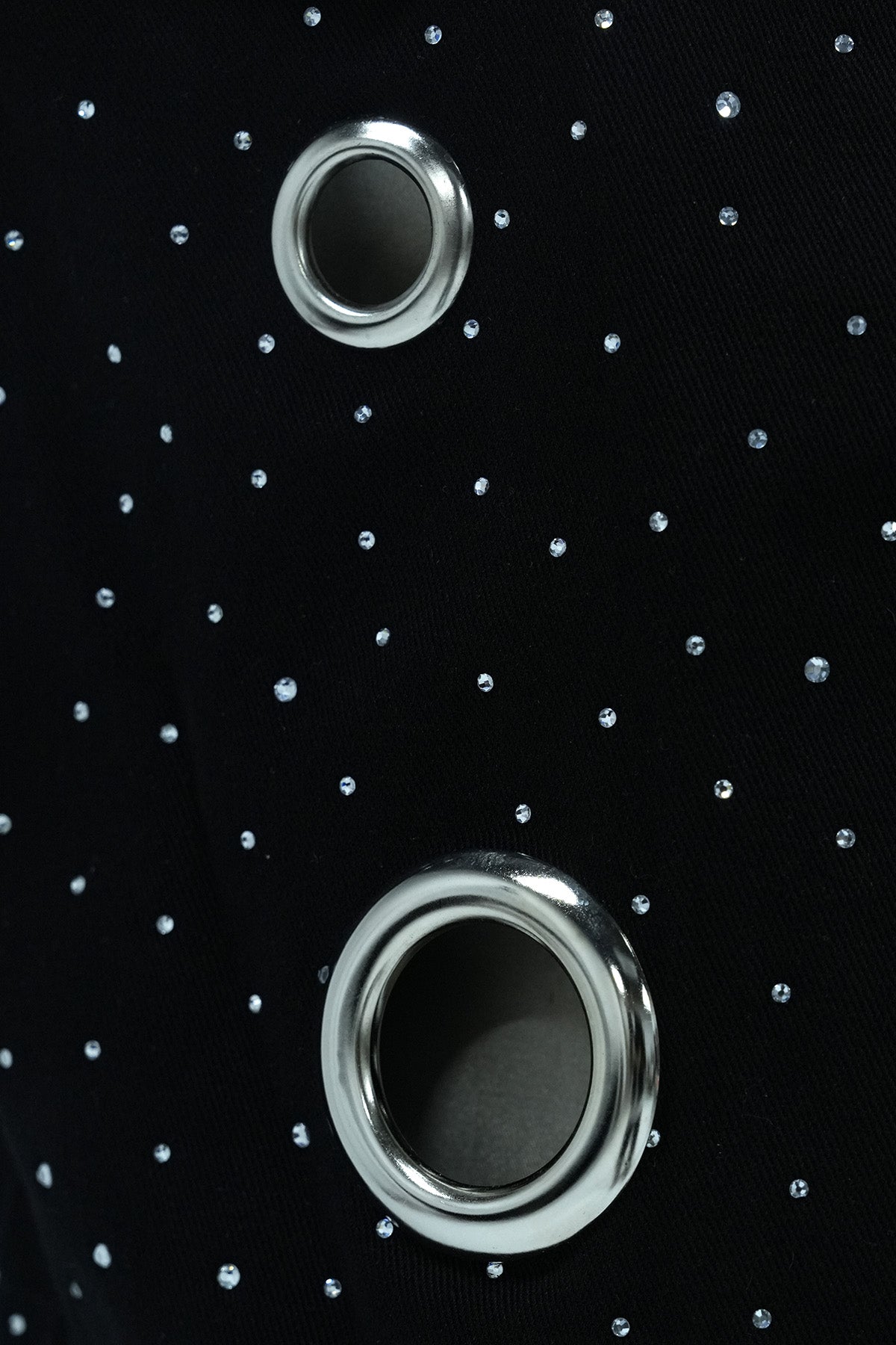 Chet Embellished Cutout Denim Pants Set