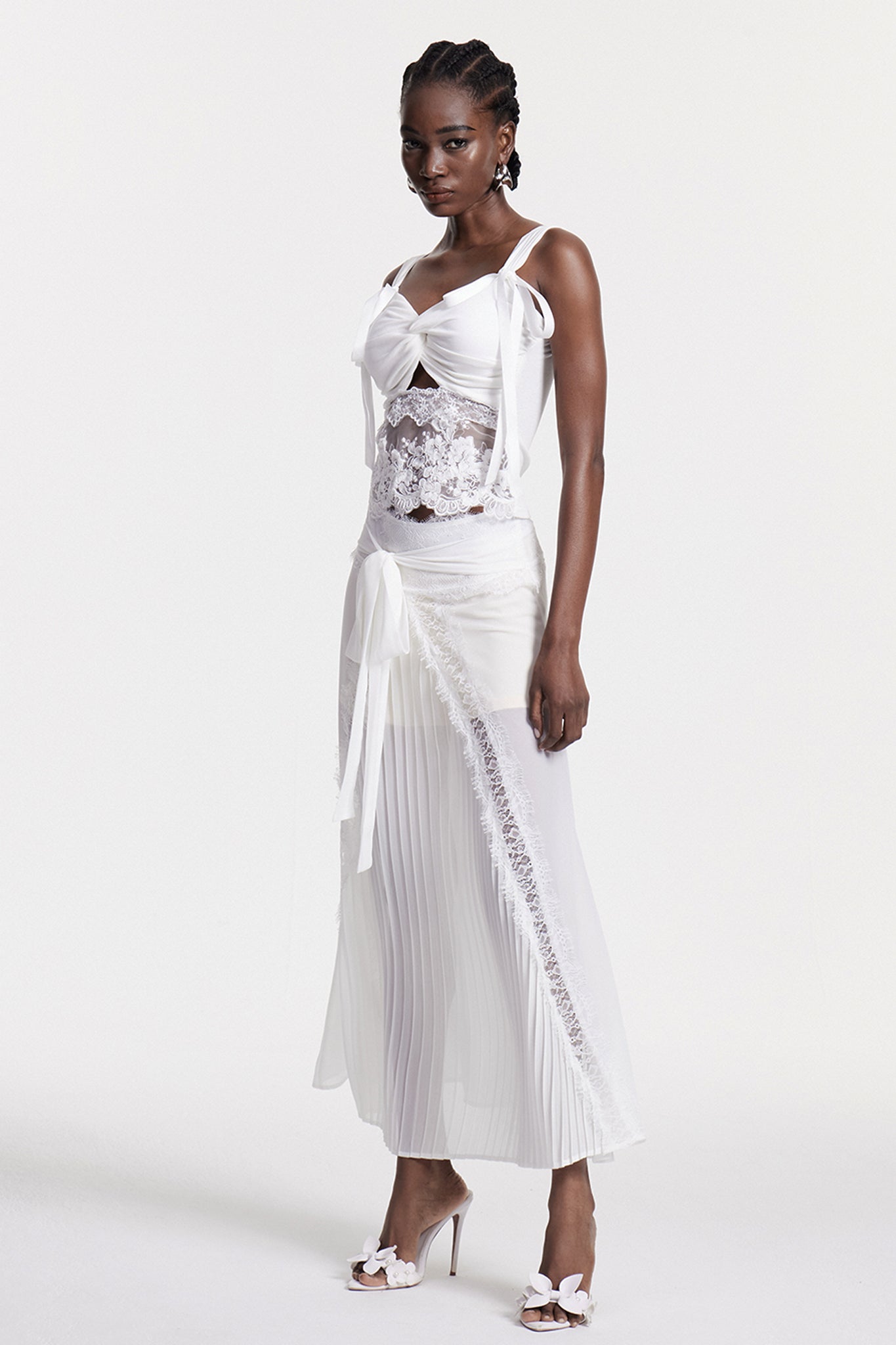 Chirag Lace Deconstruct Maxi Dress