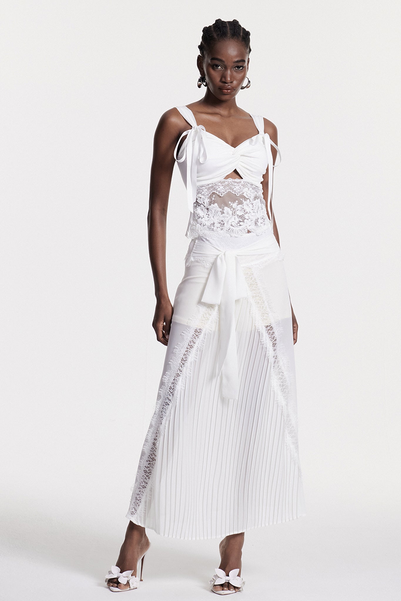 Chirag Lace Deconstruct Maxi Dress