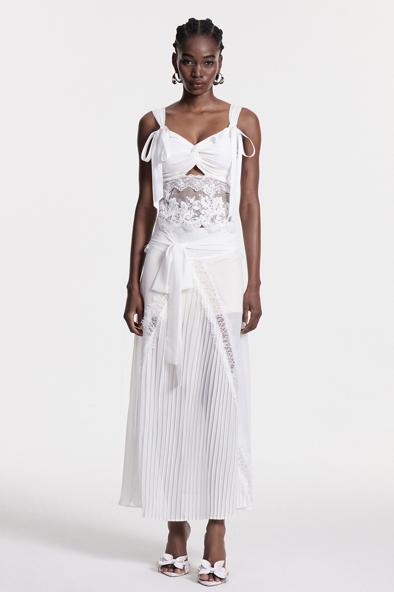 Chirag Lace Deconstruct Maxi Dress