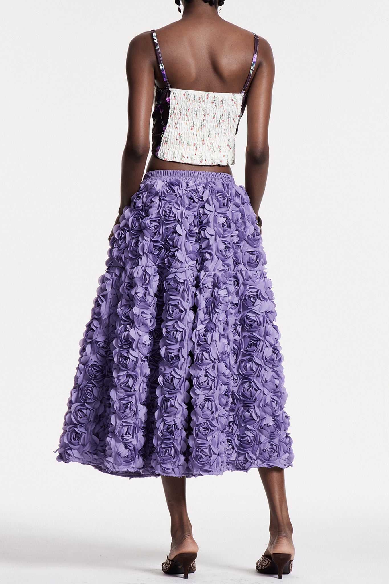 Chlodomer Flower Maxi Skirt