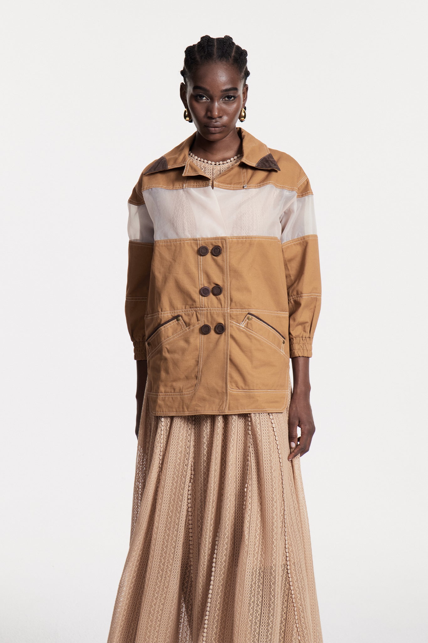 Christelle Deconstruct Mesh Jacket