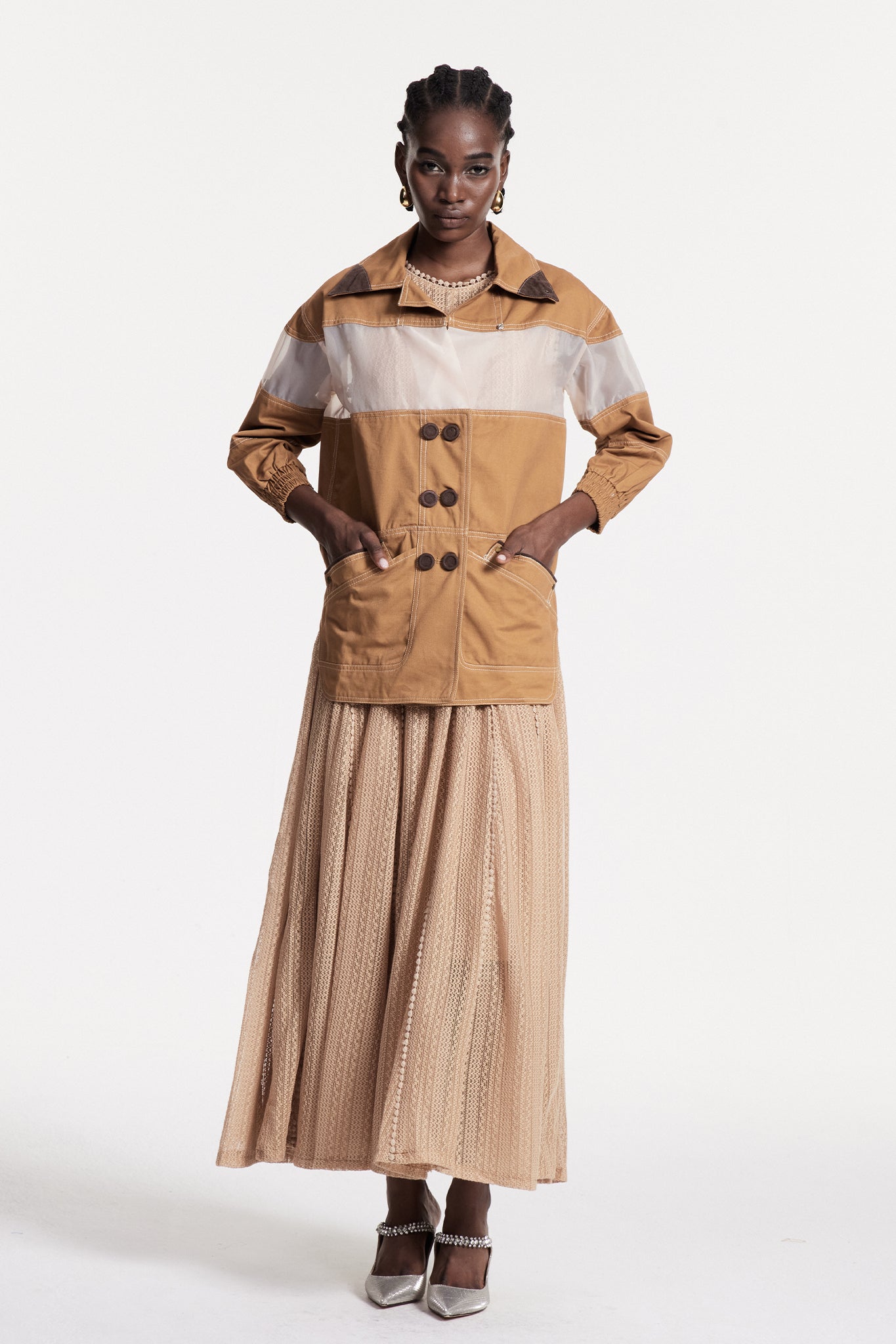 Christelle Deconstruct Mesh Jacket