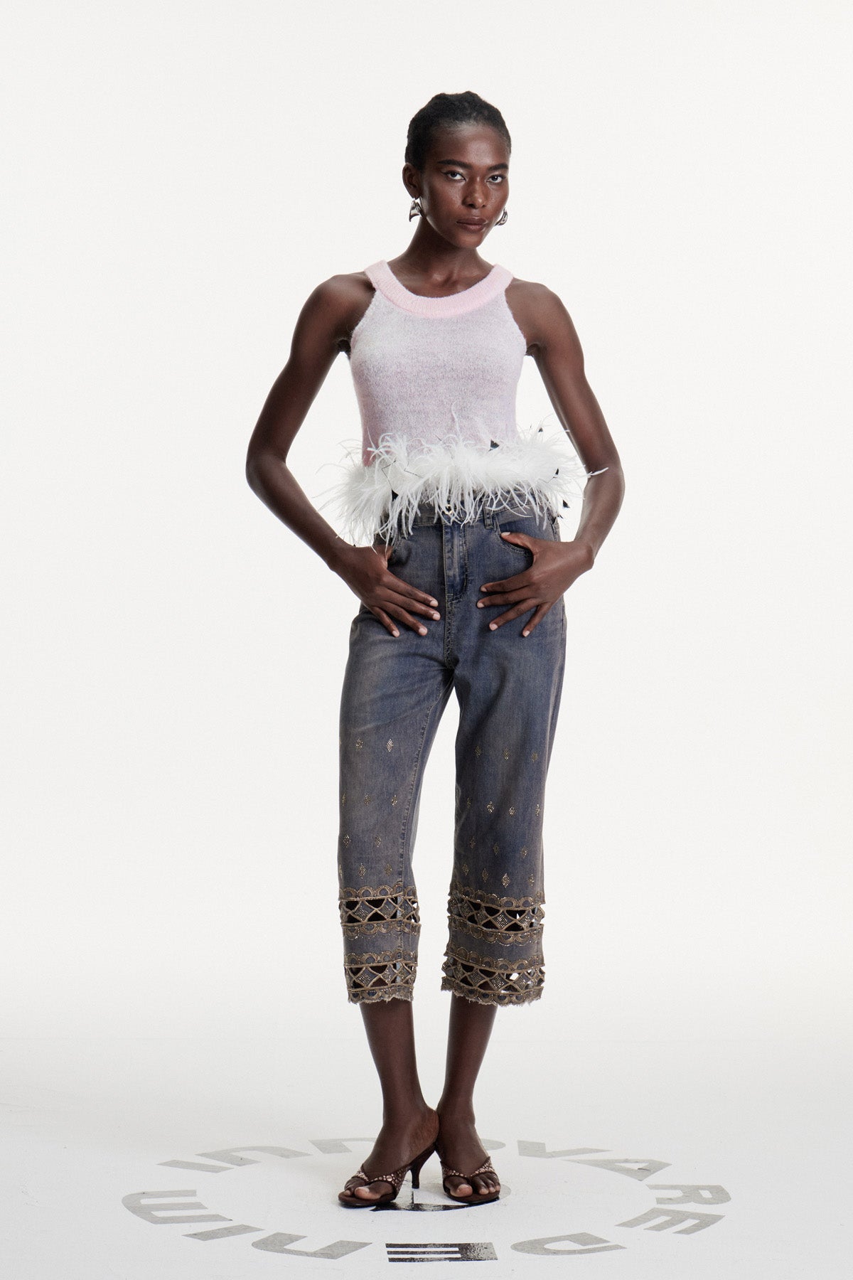 Christoffer Sleeveless Faux Fur Top