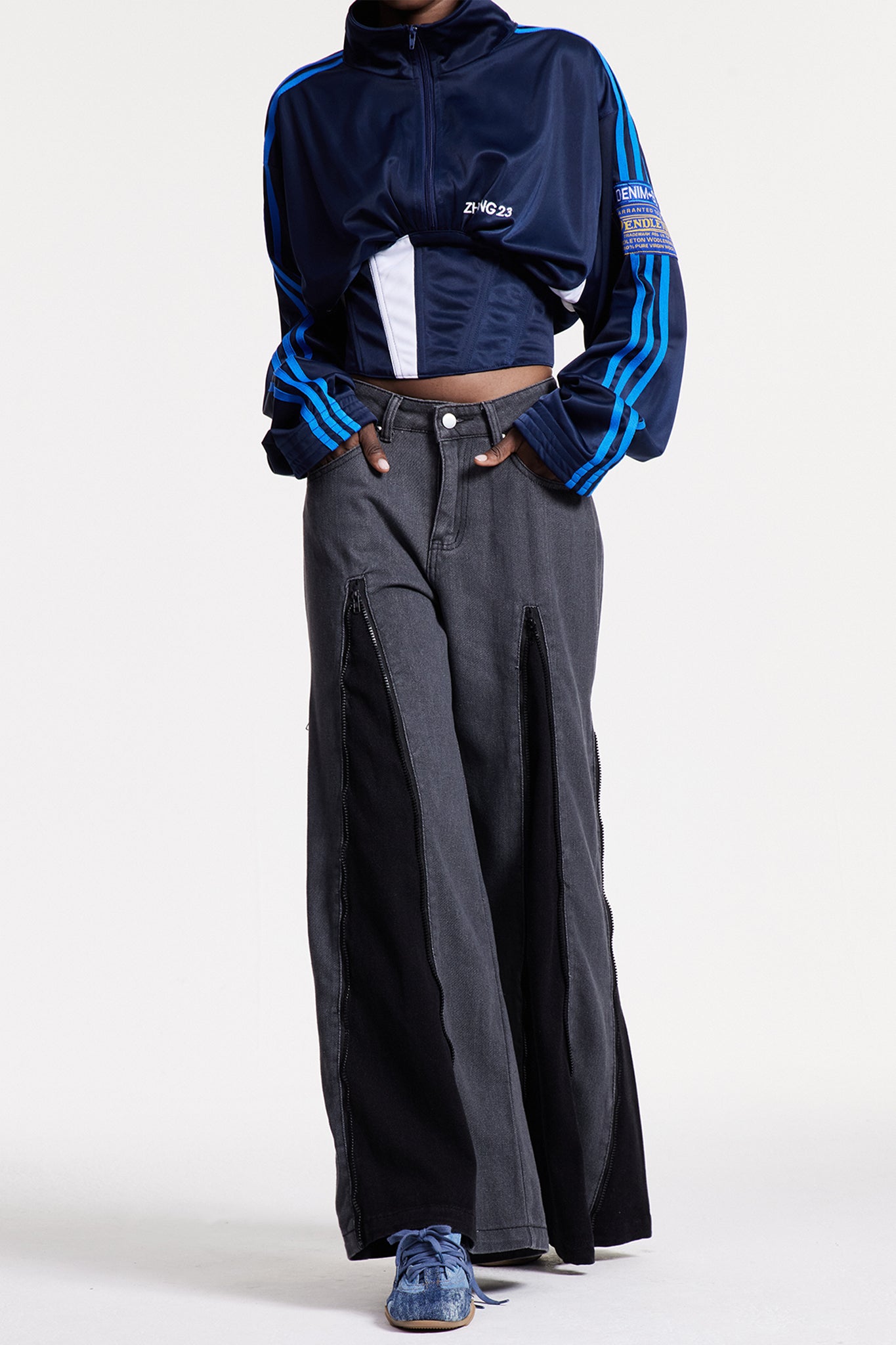 Chrizanne Deconstruct Barrel Jeans