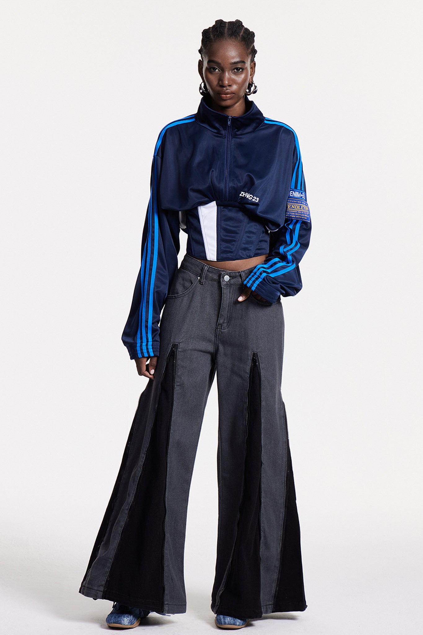 Chrizanne Deconstruct Barrel Jeans