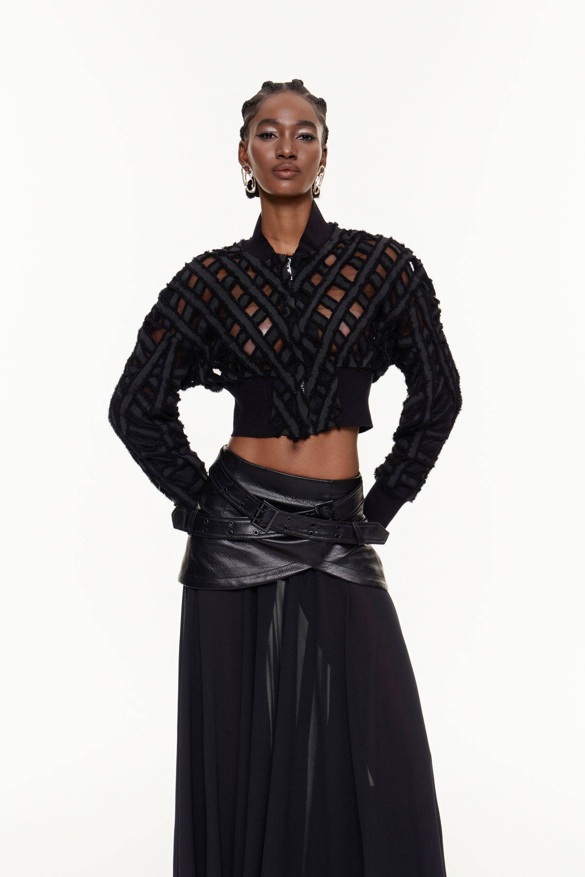 Clarette Deconstruct Cutout Jacket
