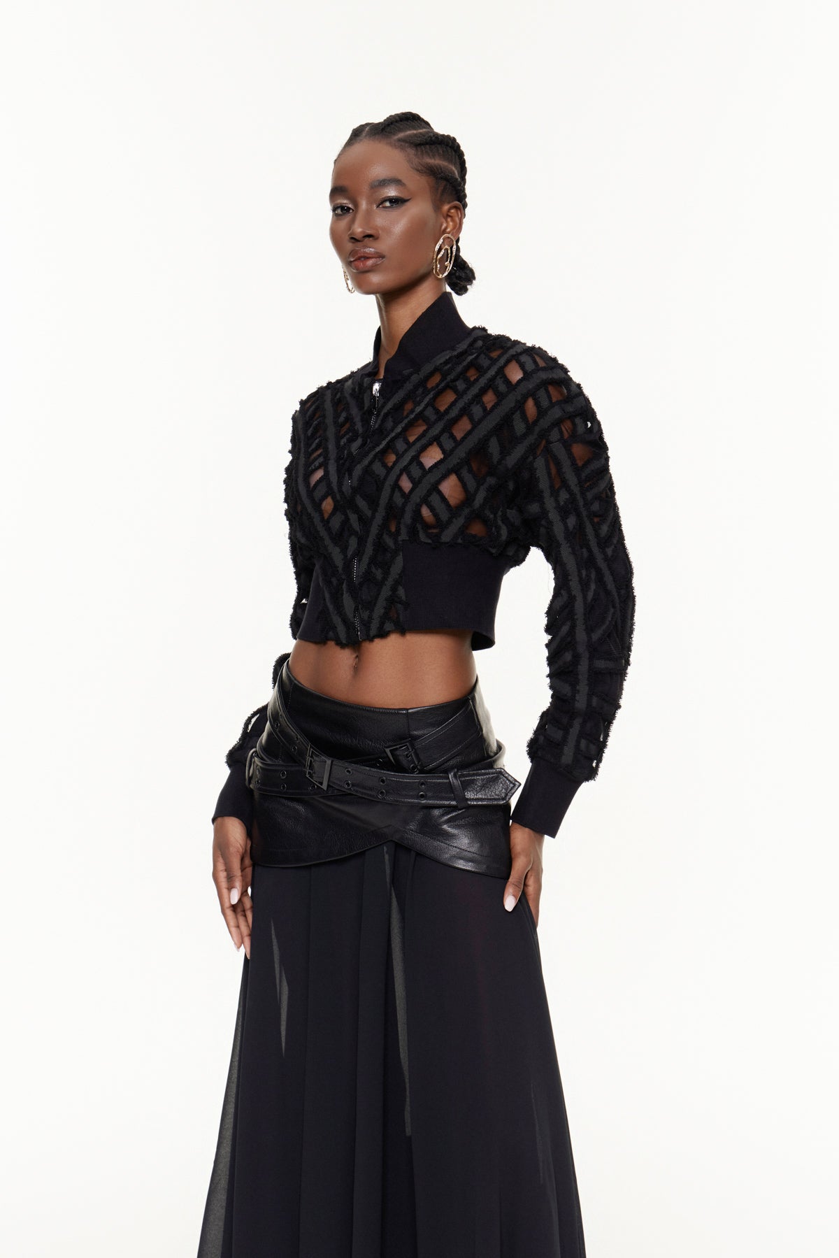 Clarette Deconstruct Cutout Jacket
