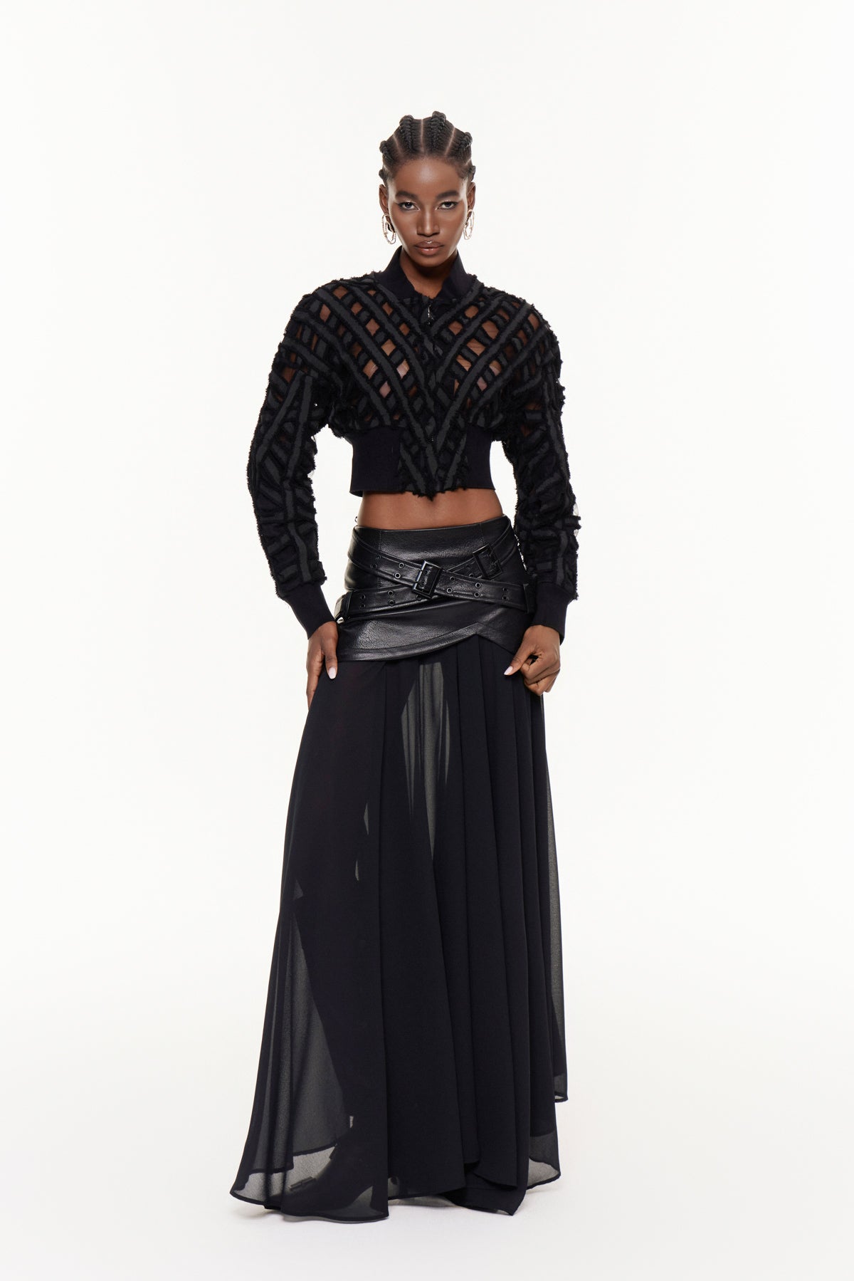 Clarette Deconstruct Cutout Jacket