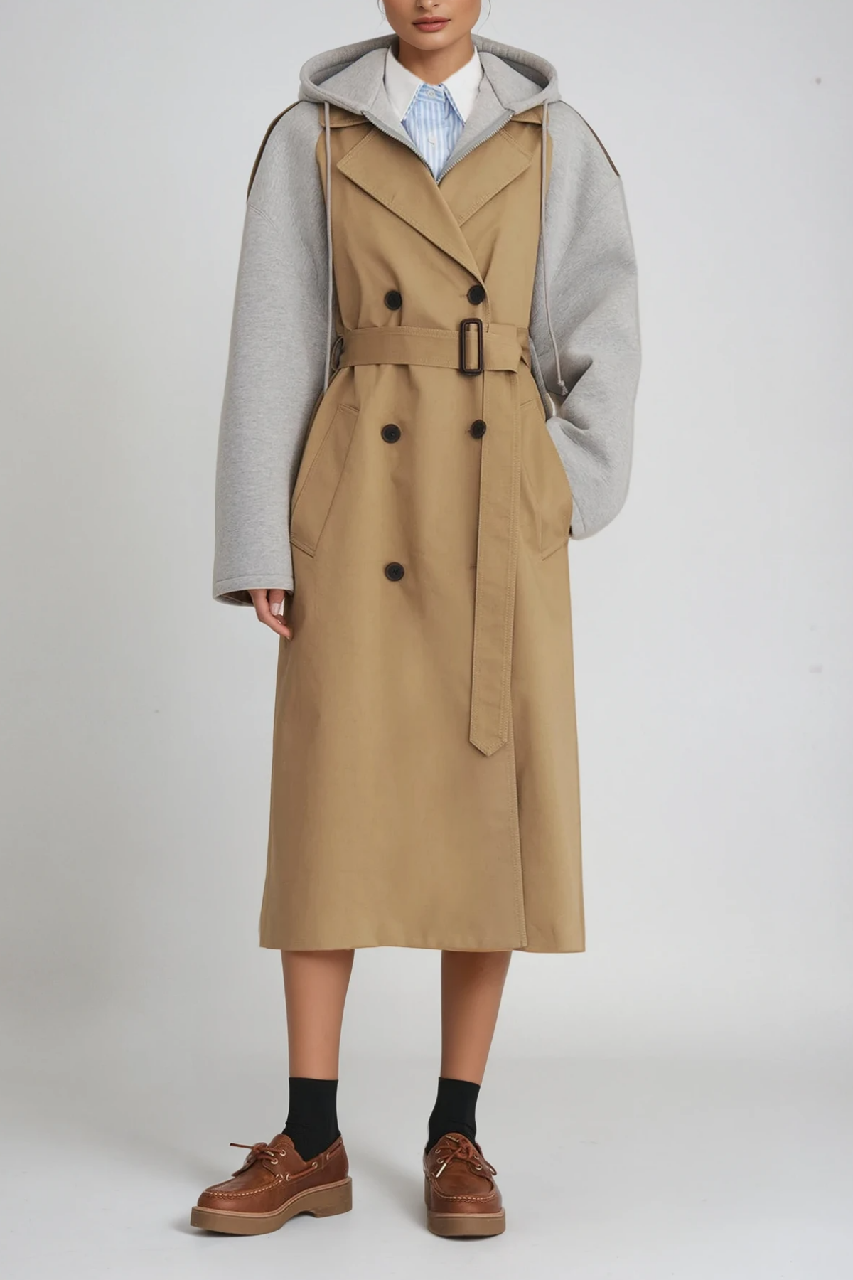 Clarice Deconstruct Trench Coat