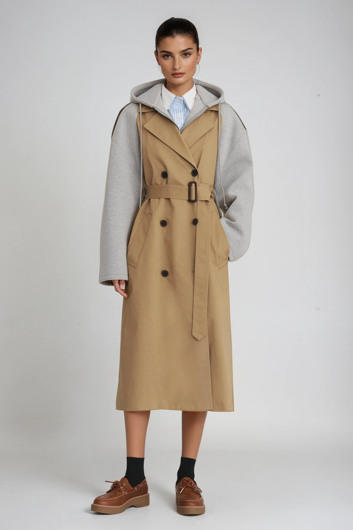 Clarice Deconstruct Trench Coat