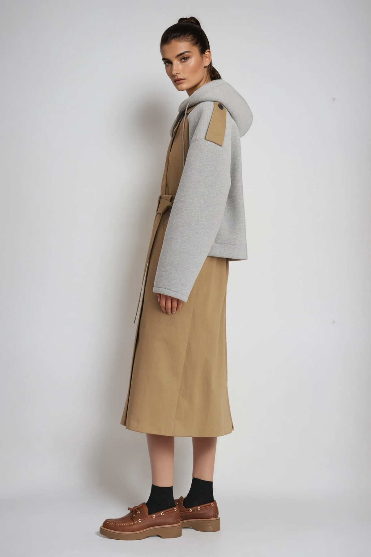 Clarice Deconstruct Trench Coat