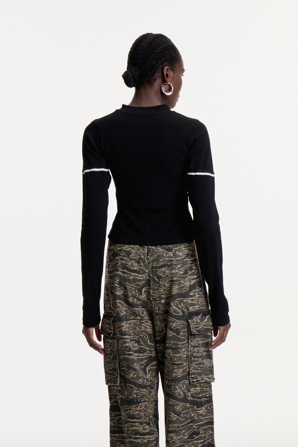 Clark Print Long Sleeve Top