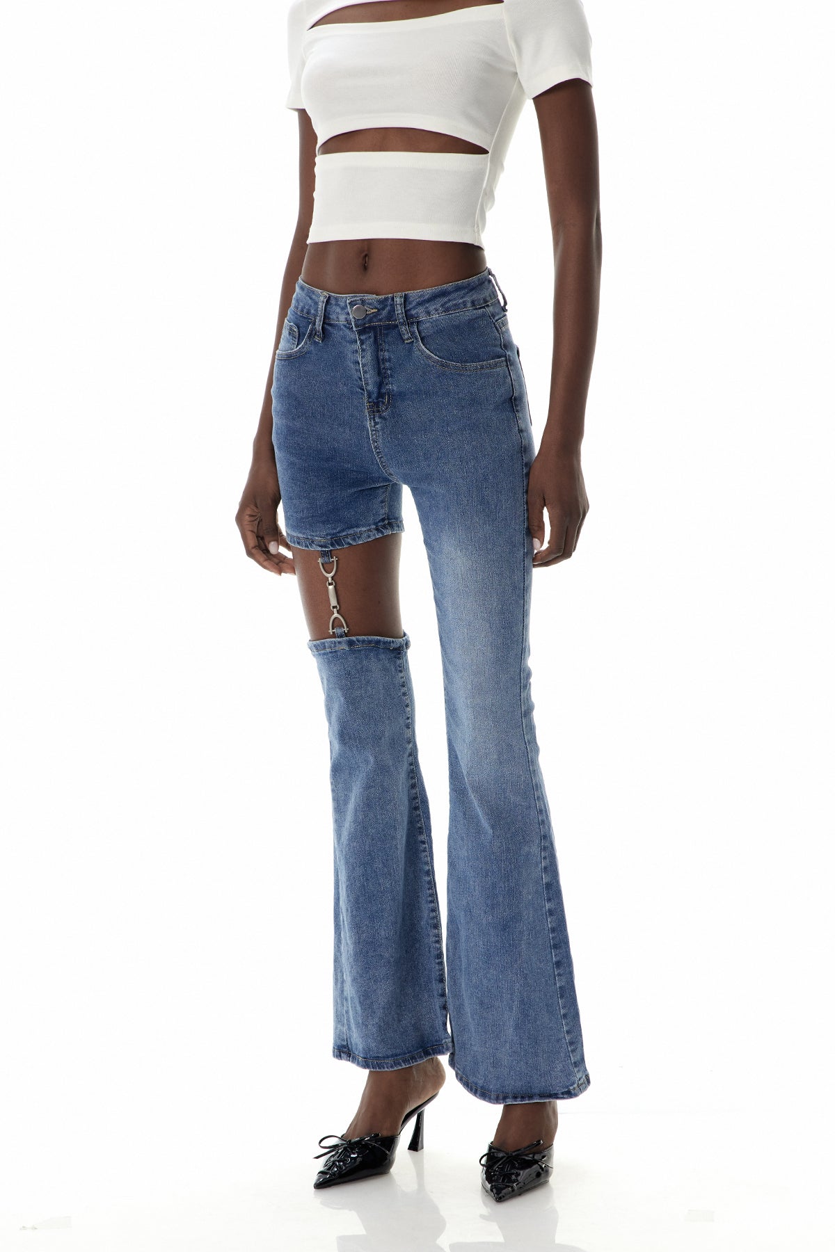 Claudette Asymmetric Jeans