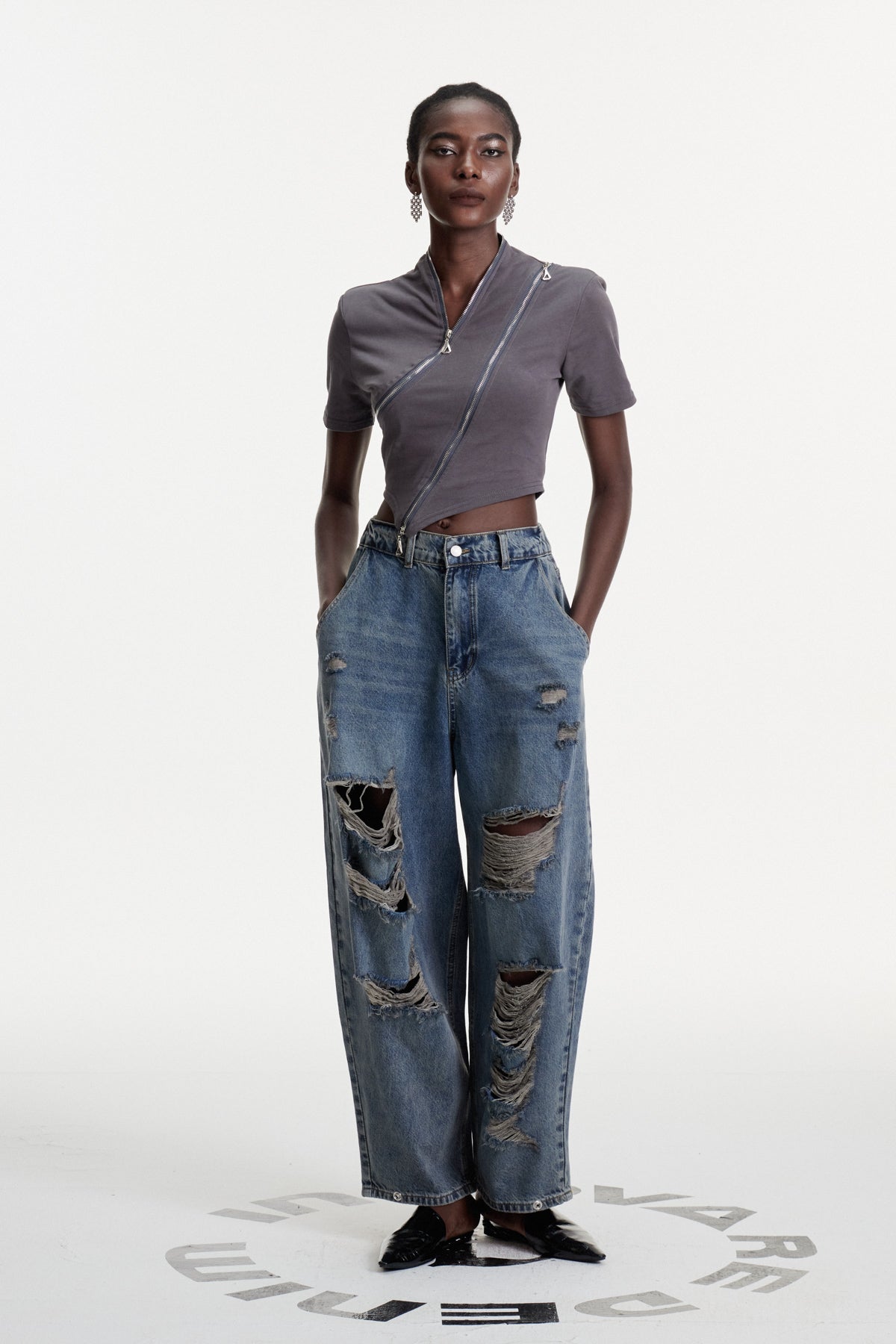 Colten Ripped Cutout Jeans