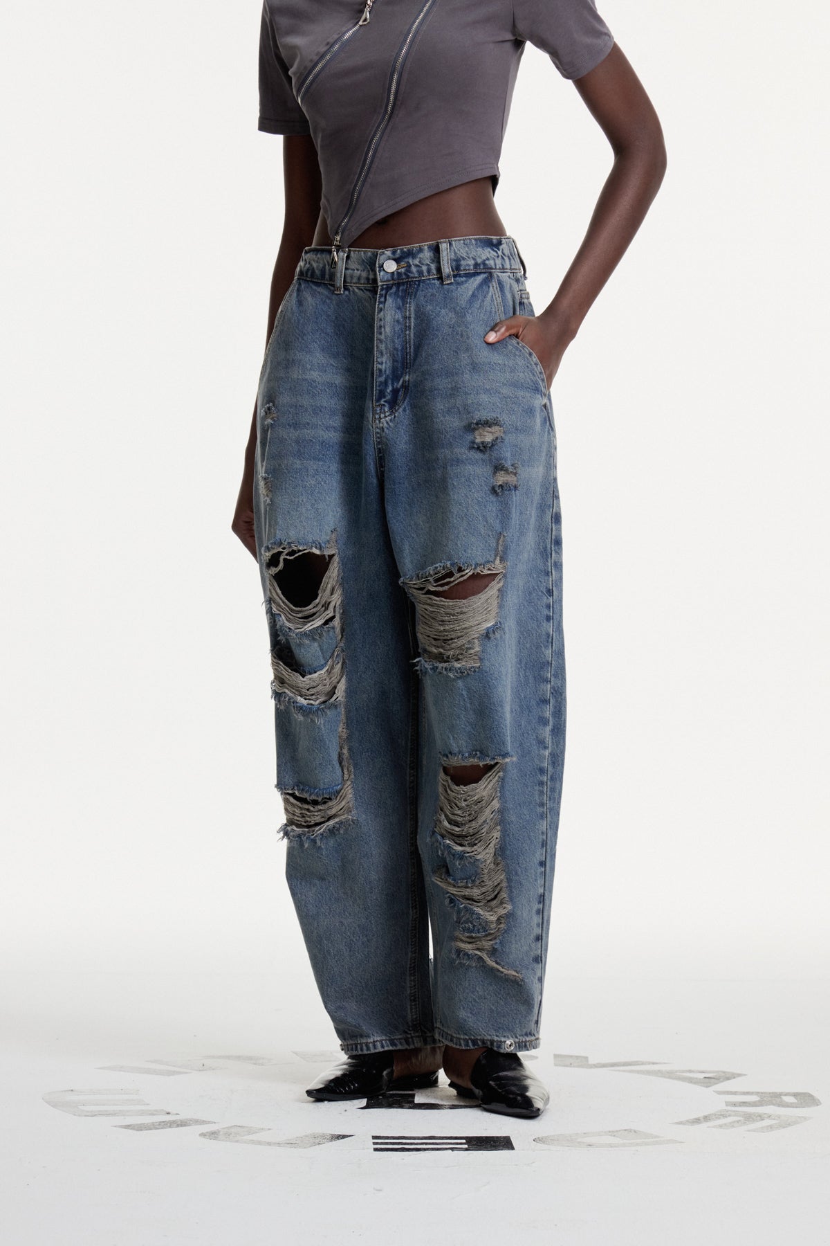 Colten Ripped Cutout Jeans