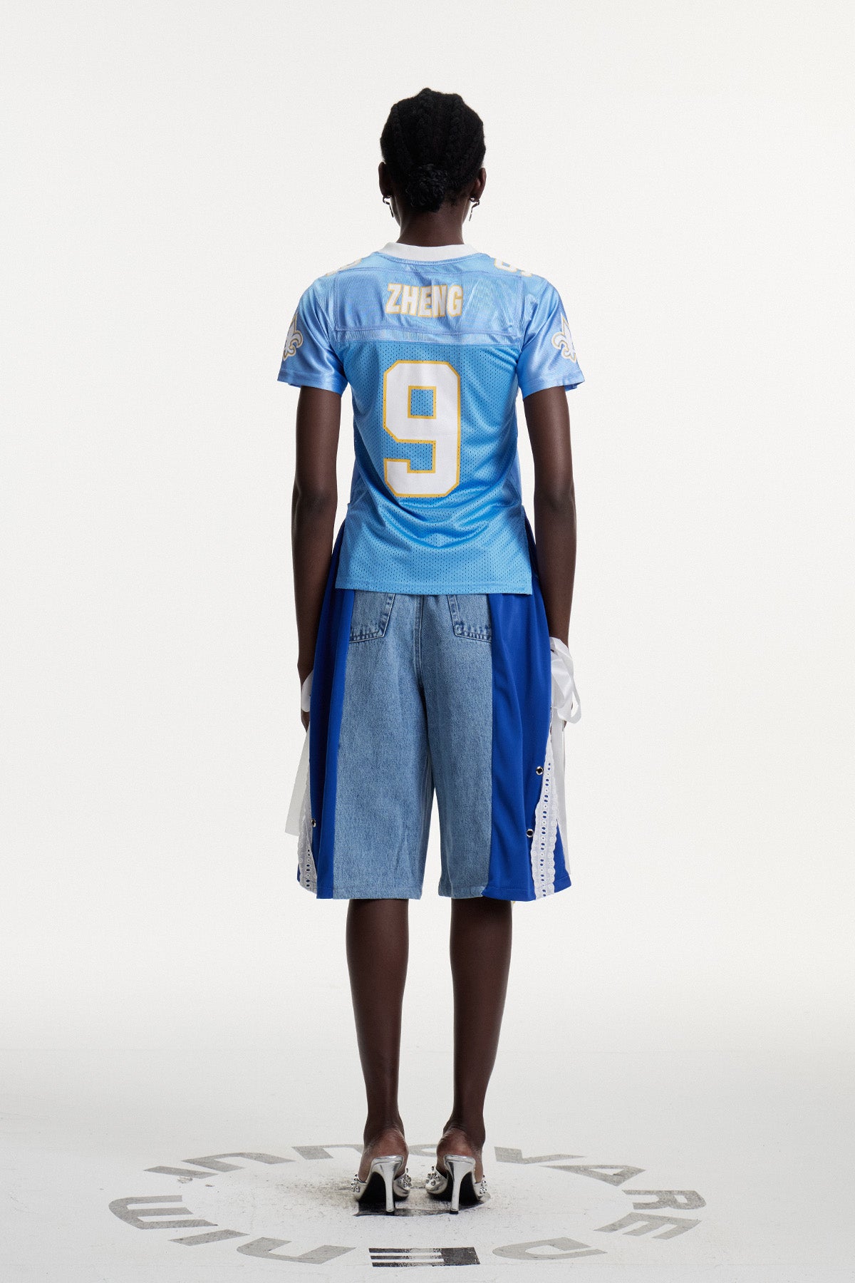 Conner Deconstruct Lace Up Midi Jeans