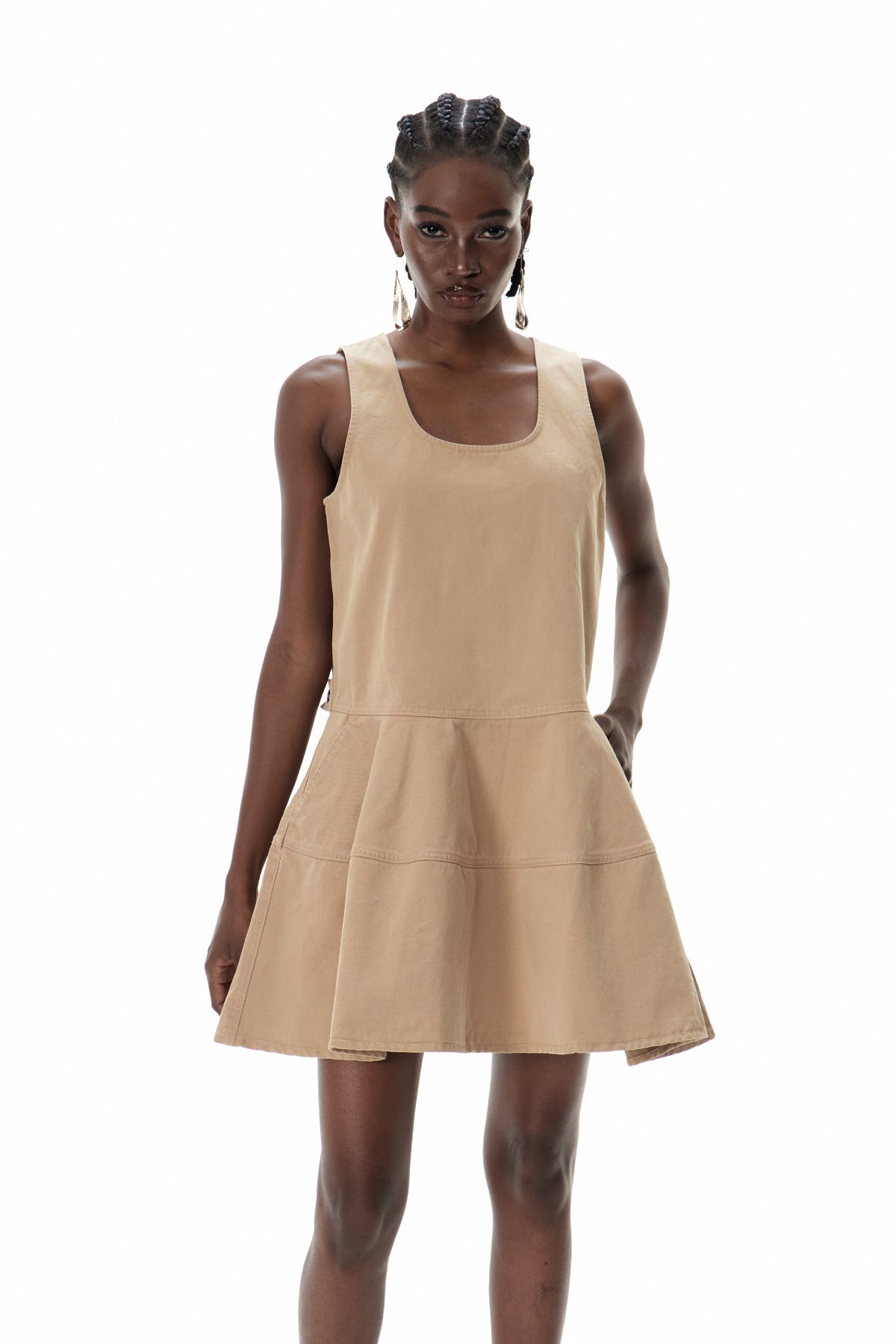 Cristen Sleeveless Denim Mini Dress