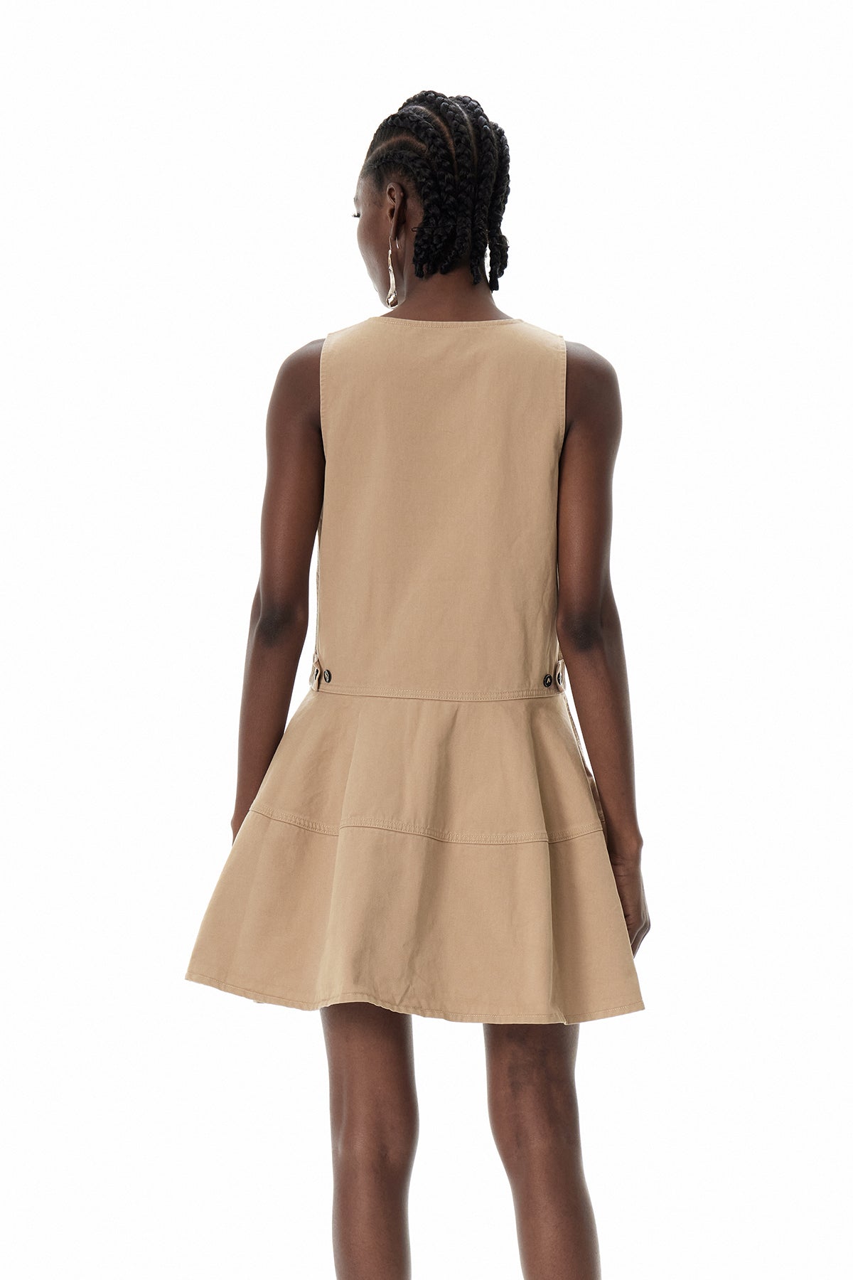 Cristen Sleeveless Denim Mini Dress