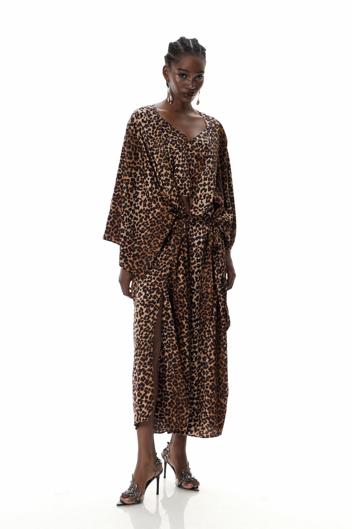Cristi Leopard Three Piece Pants Set