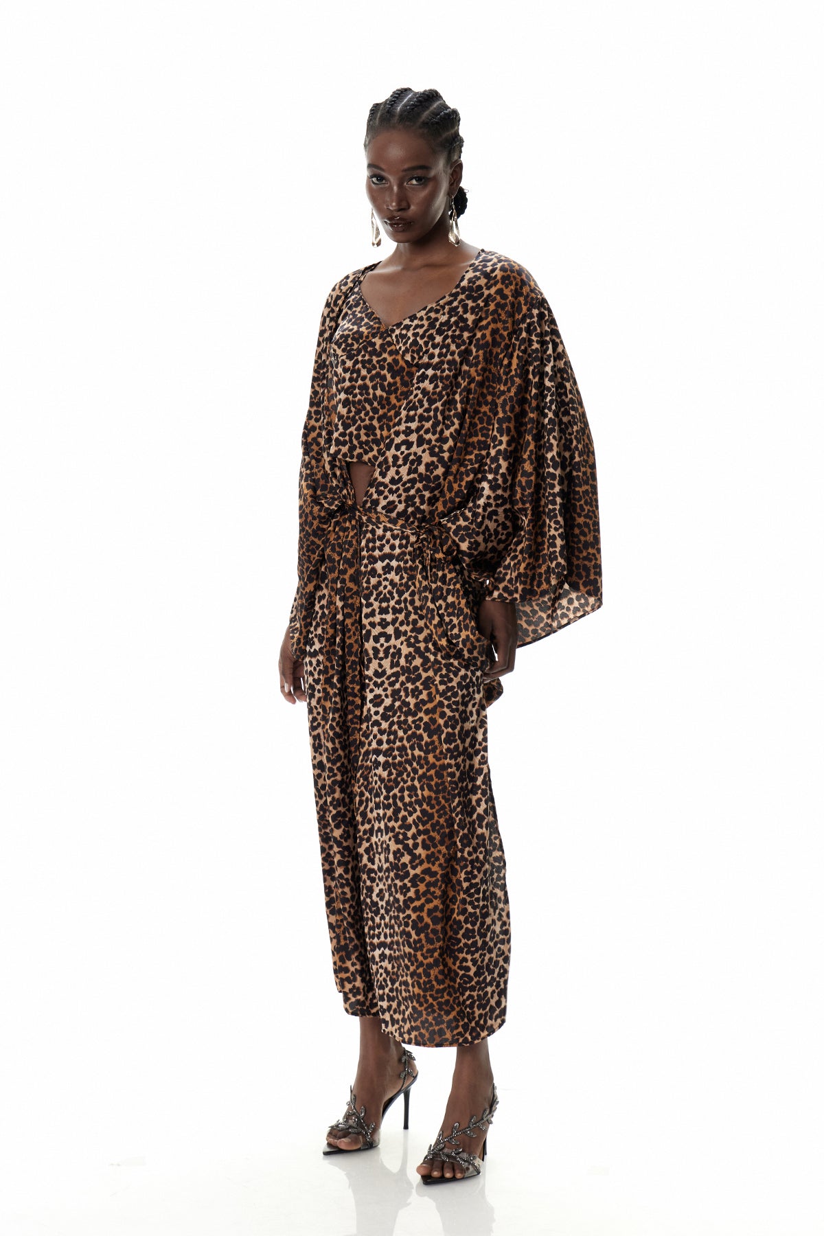Cristi Leopard Three Piece Pants Set