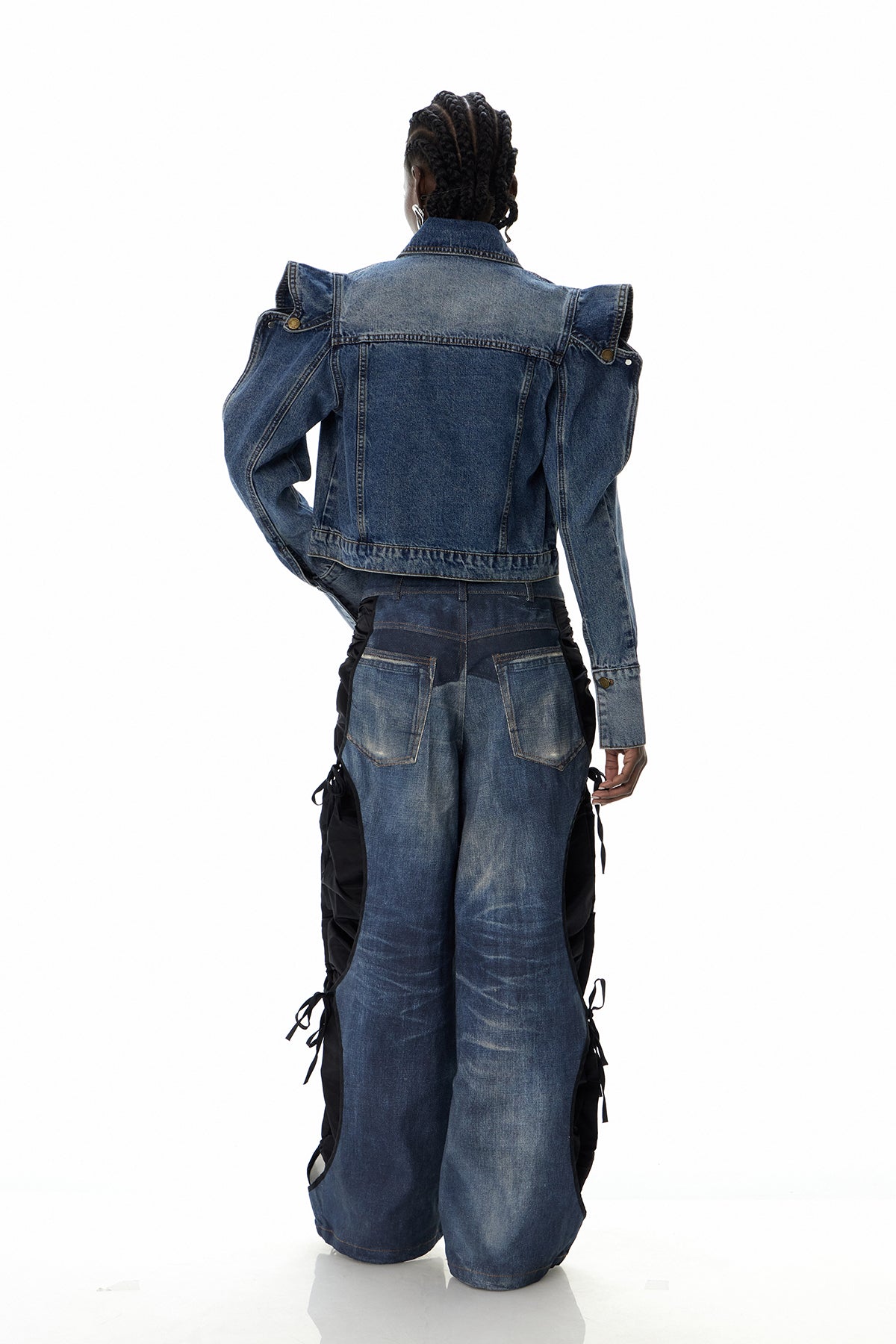 Cthulhu Deconstruct Cutout Denim Jacket