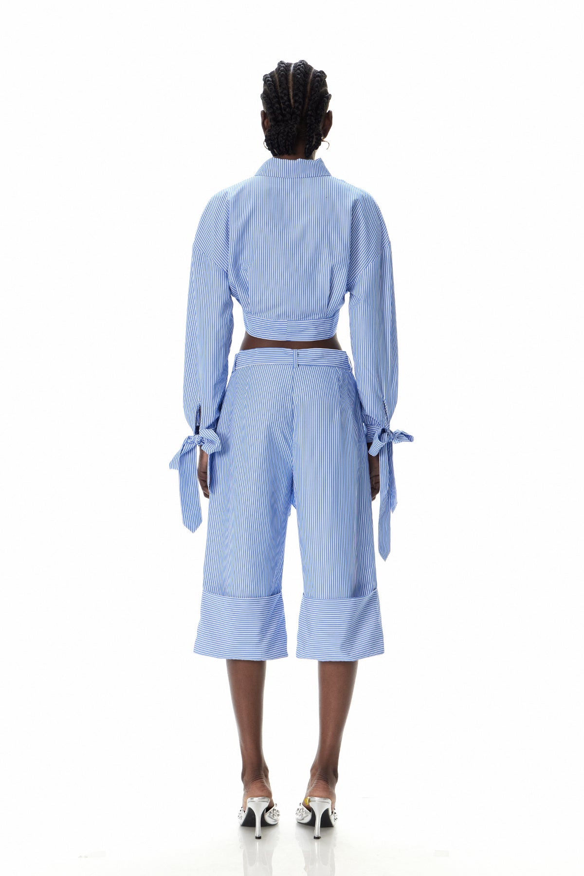 Culhwch Stripe Bow Pants Set