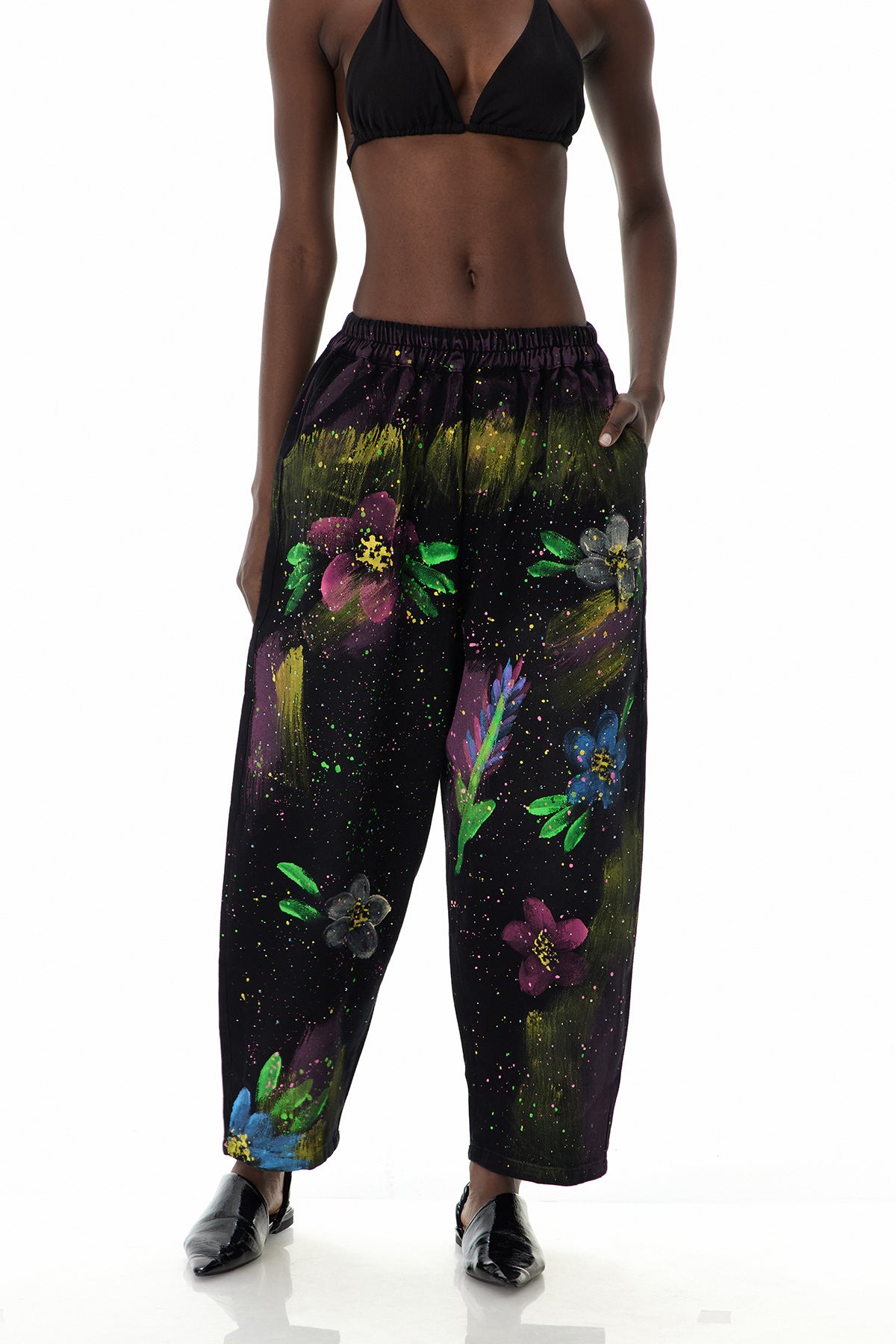 Curran Graffiti Floral Jeans