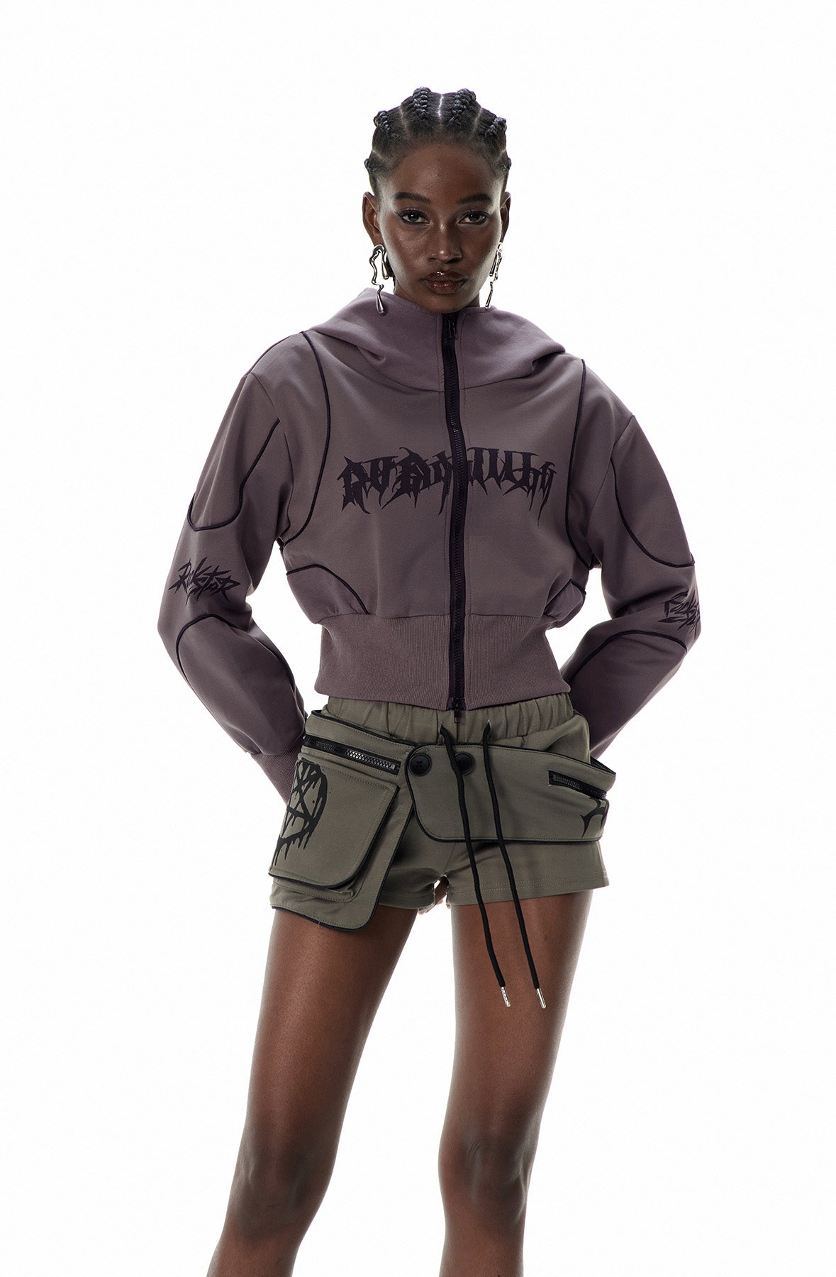 Cuthberht Hooded Deconstruct Pants Set