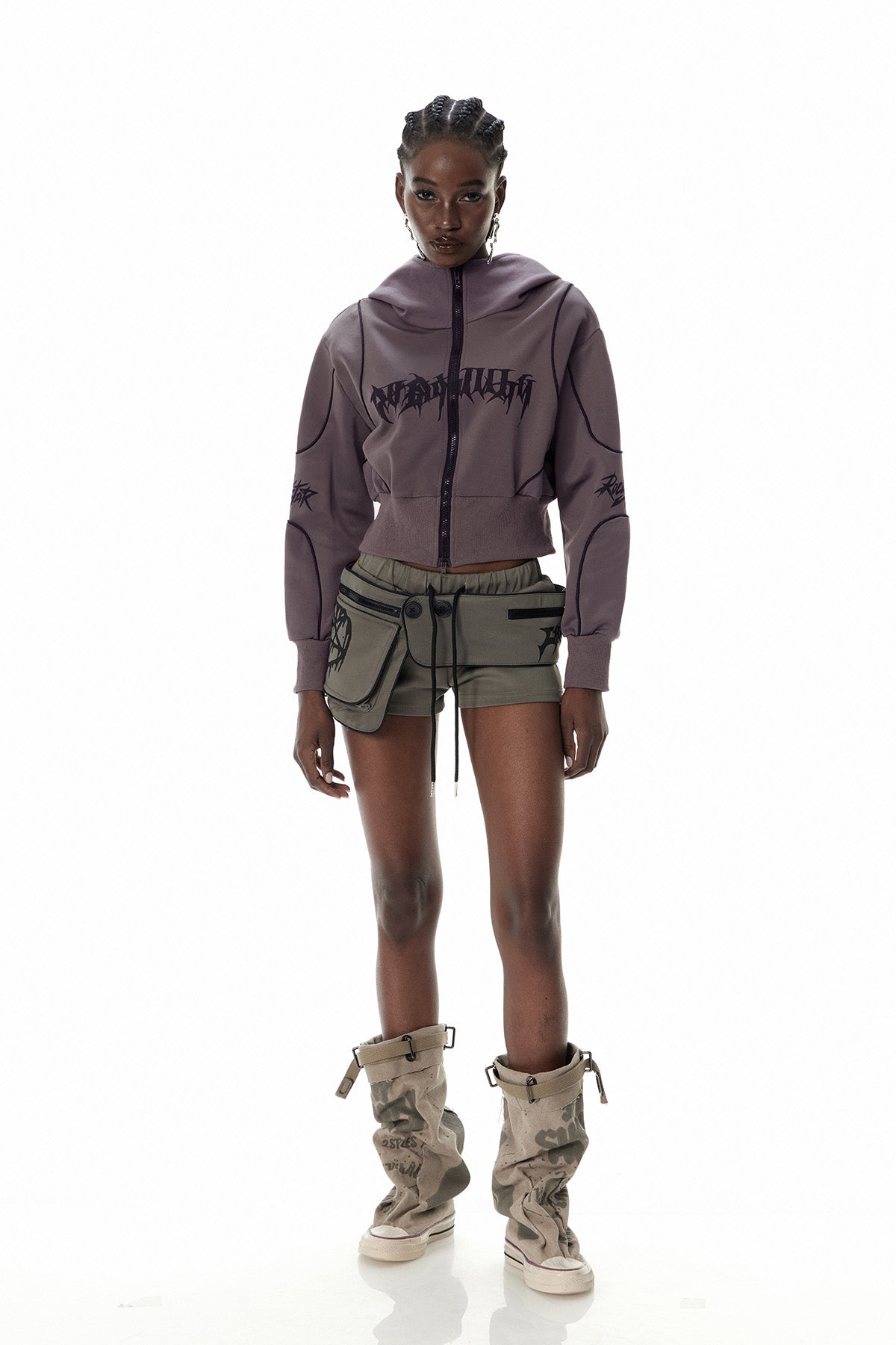 Cuthberht Hooded Deconstruct Pants Set